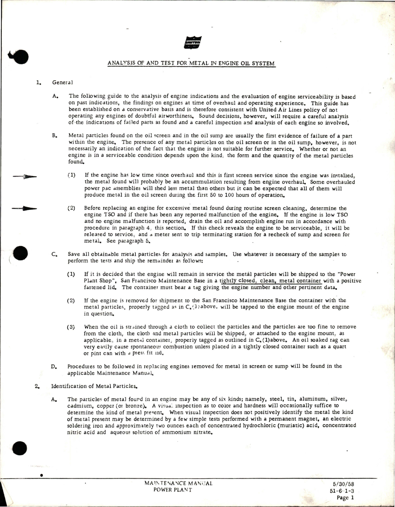 Sample page 9 from AirCorps Library document: Maintenance Manual for Power Plant - DC-6, DC-6A, DC-6B, CV-340, DC-7