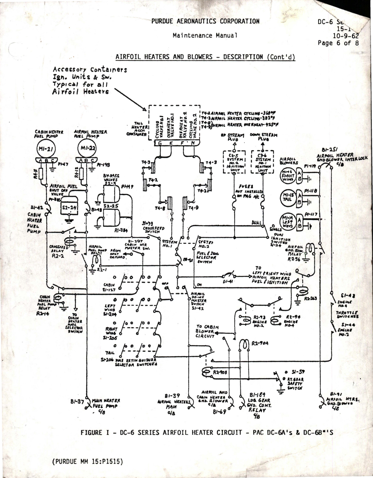 Sample page 1 from AirCorps Library document: Maintenance Manual for DC-6 Series