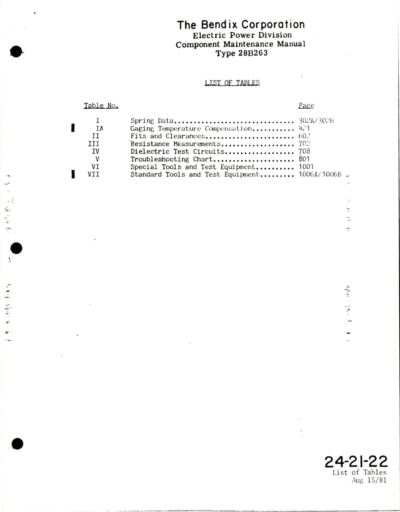 Sample page 7 from AirCorps Library document: Maintenance Manual for Alternating Current Generator - Type 28B263-13-A and 28B263-13-B