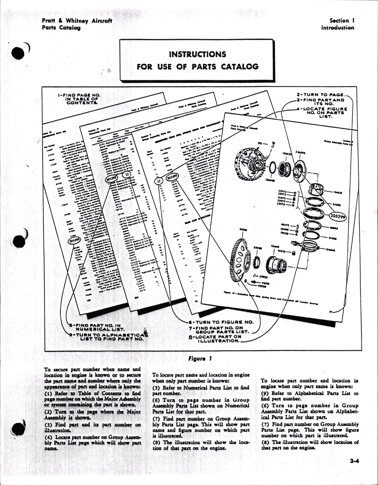 Sample page 9 from AirCorps Library document: Illustrated Parts Catalog for Double Wasp - CA-3, CA18, CB3, CB16, and CB17 Engines