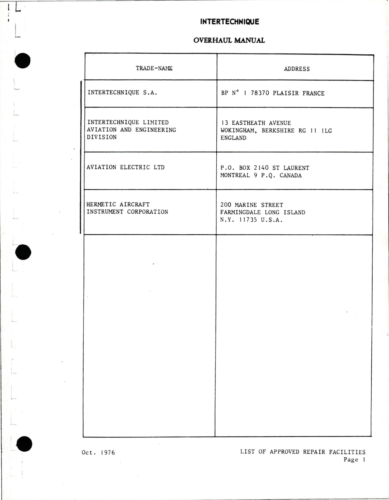 Sample page 5 from AirCorps Library document: Overhaul Manual for Submerged Electrically Driven Fuel Pump - Part 2070-C-01