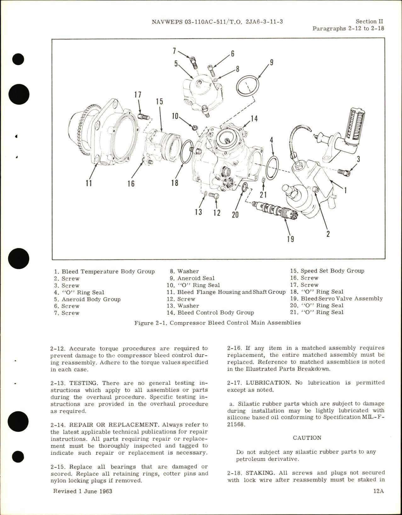 Sample page 9 from AirCorps Library document: Overhaul Instructions for Compressor Bleed Control A17100 & A17200 Series  