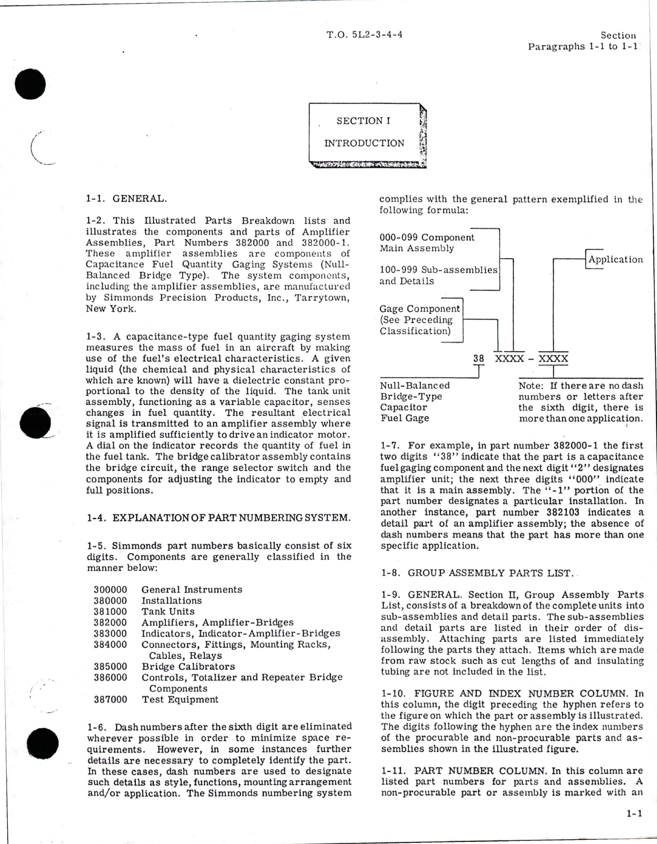 Sample page 5 from AirCorps Library document: Illustrated Parts Breakdown for Capacitor Fuel Gage System Amplifier Assemblies - Parts 382000 and 382000-1