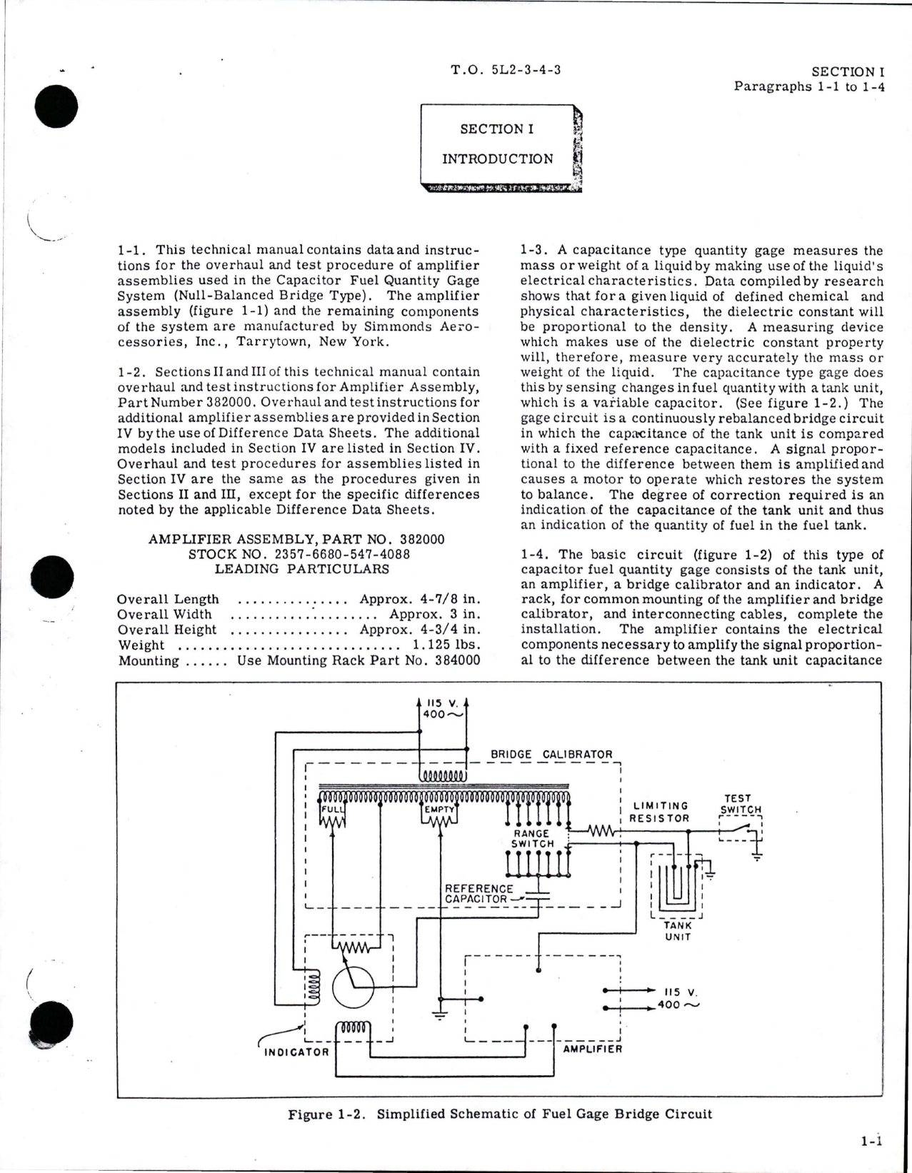 Sample page 5 from AirCorps Library document: Overhaul for Capacitor Fuel Gage System Amplifier Assemblies - Parts 382000 and 382000-1
