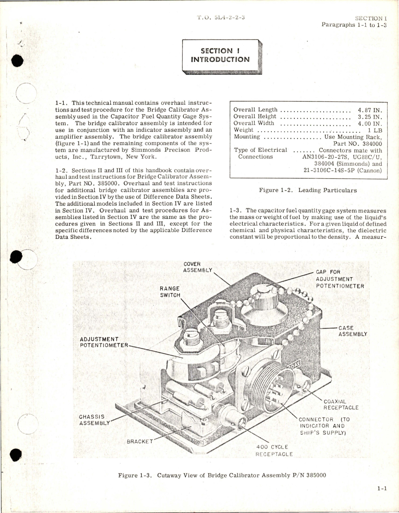 Sample page 5 from AirCorps Library document: Overhaul for Bridge Calibrator Assemblies - Capacitor Fuel Gage System