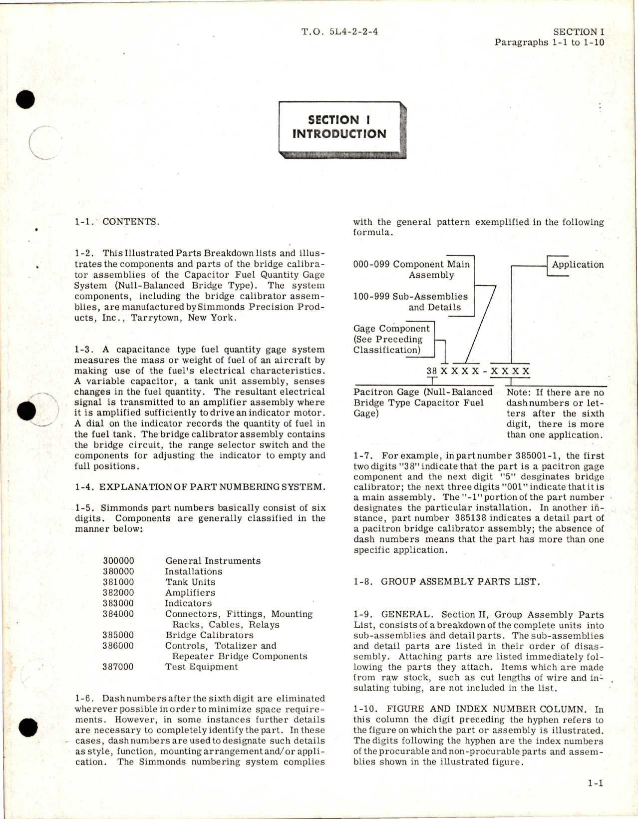 Sample page 5 from AirCorps Library document: Illustrated Parts Breakdown for Bridge Calibrator Assemblies - Capacitor Fuel Gage System