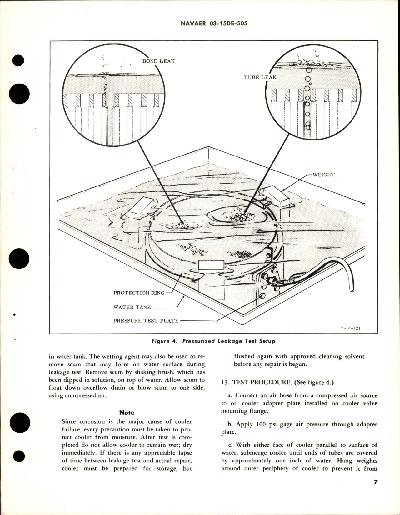 Sample page 7 from AirCorps Library document: Overhaul Instructions with Parts Breakdown for Tubular Oil Cooler - 86950