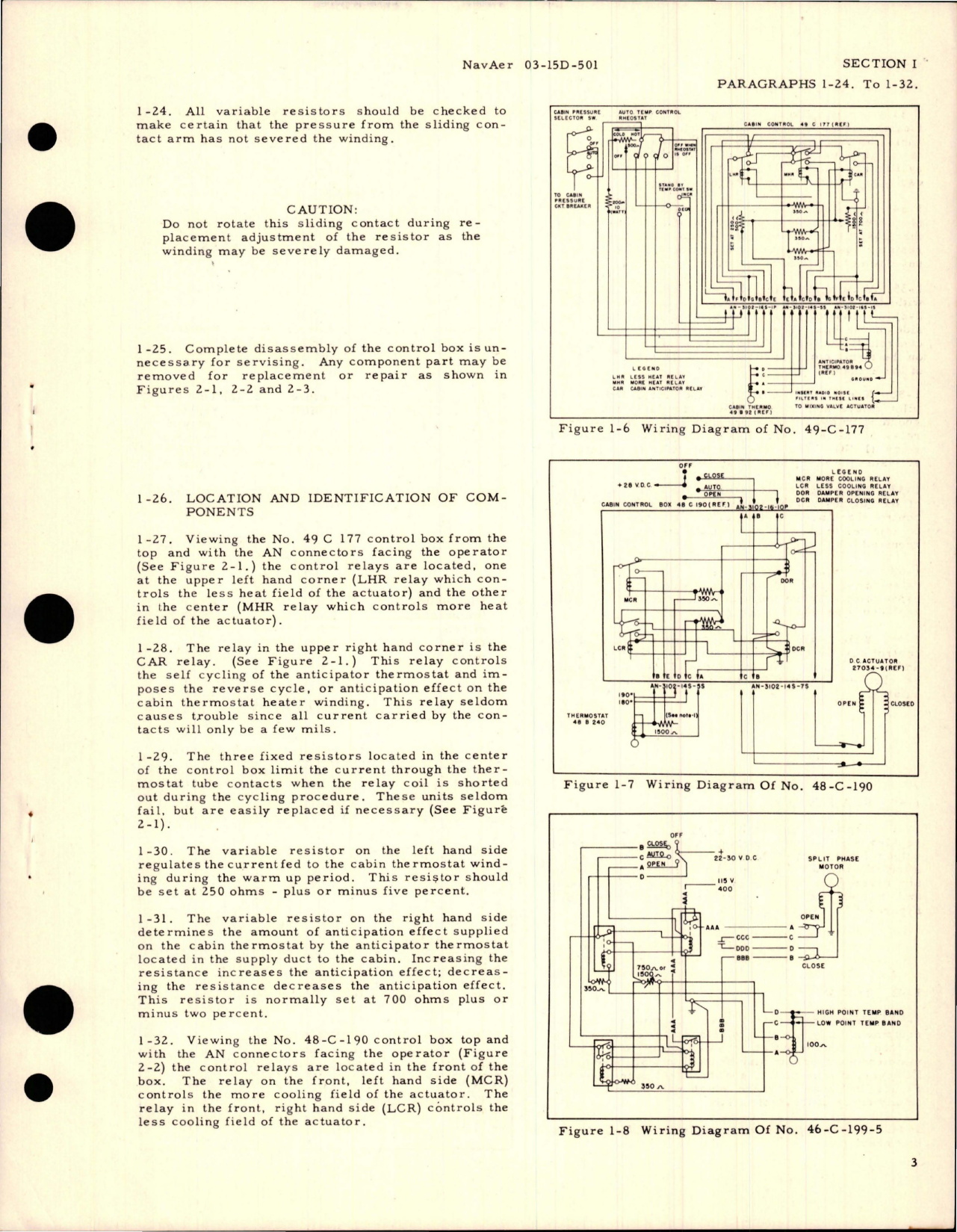 Sample page 5 from AirCorps Library document: Overhaul Instructions with Parts Catalog for Control Boxes - Parts 49-C-177, 48-C-190, and 46-C-199-5
