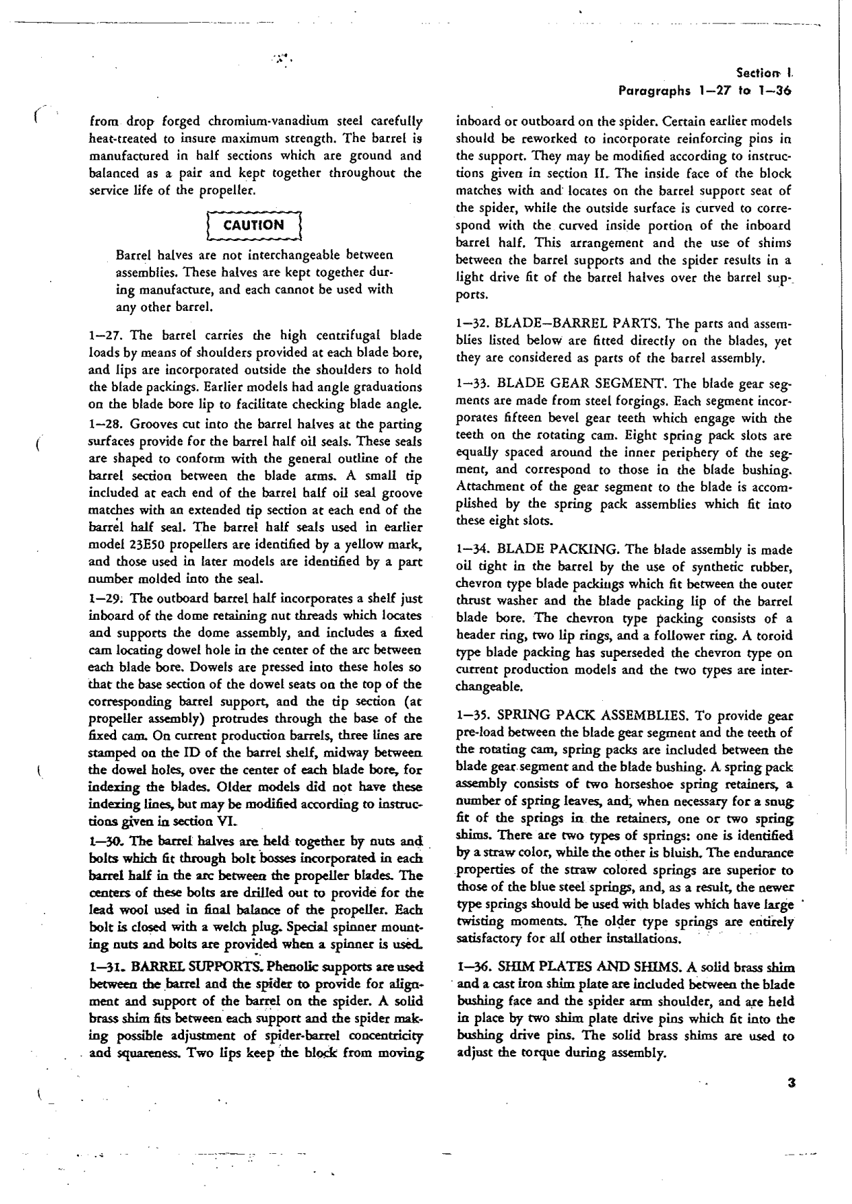 Sample page 7 from AirCorps Library document: Overhaul Manual for Hydromatic Propellers - Models 23E50, 23D40, 24D50, 33D50, and 33E60