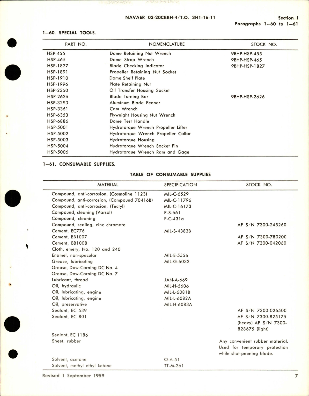 Sample page 5 from AirCorps Library document: Operation and Maintenance Instructions for Variable Pitch Propeller - Model 43H60-359 and 43H60-383