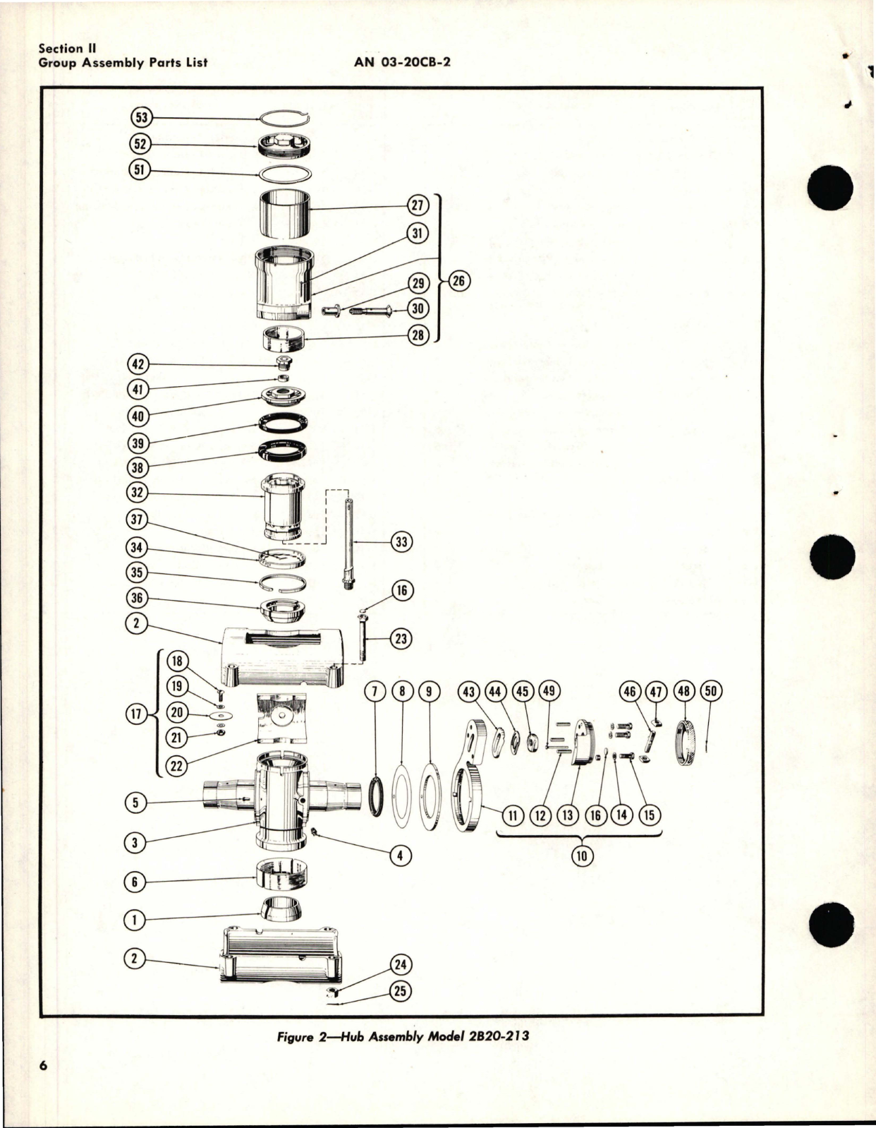 Sample page 8 from AirCorps Library document: Parts Catalog for Counterweight Propellers - Hub Models 2B20, 2D30, 2E40, 3D40, 3E50, and 12D40