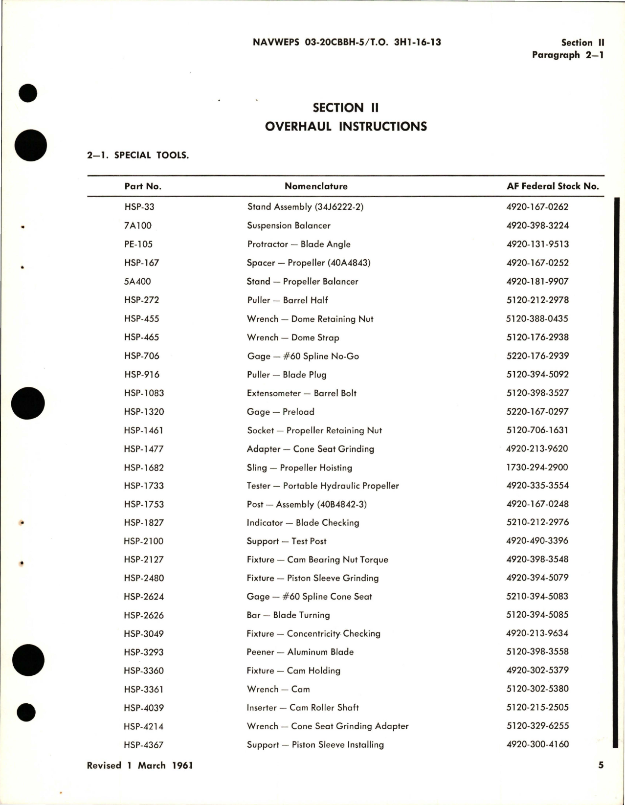 Sample page 7 from AirCorps Library document: Overhaul Instructions for Variable Pitch Propeller - Models 43H60-359, 43H60-383, and 43H60-395