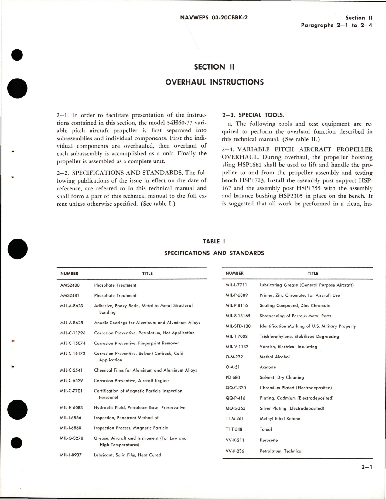 Sample page 7 from AirCorps Library document: Overhaul Instructions for Variable Pitch Propeller - Model 54H60-77