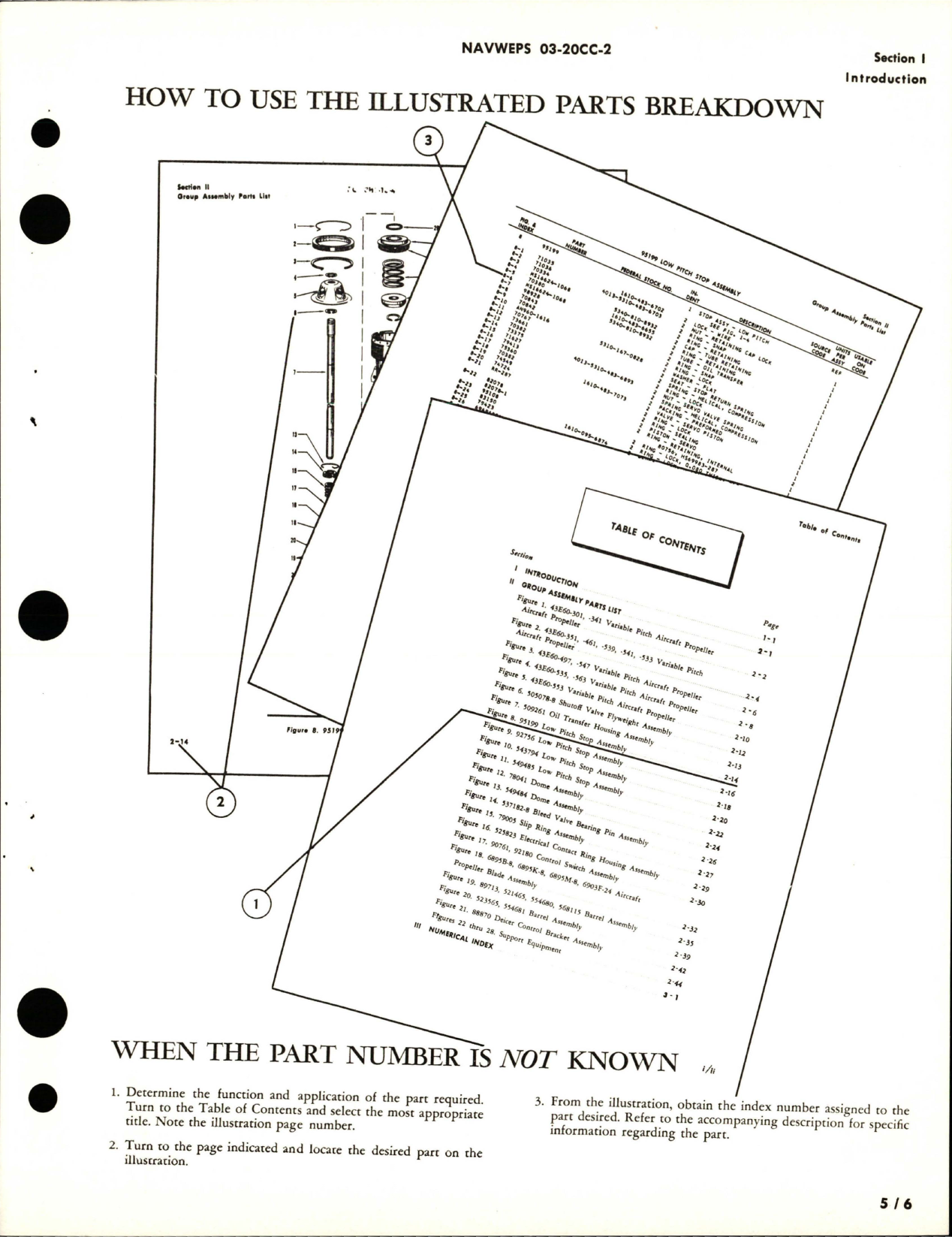 Sample page 9 from AirCorps Library document: Illustrated Parts for Variable Pitch Aircraft Propeller and Blade Assembly