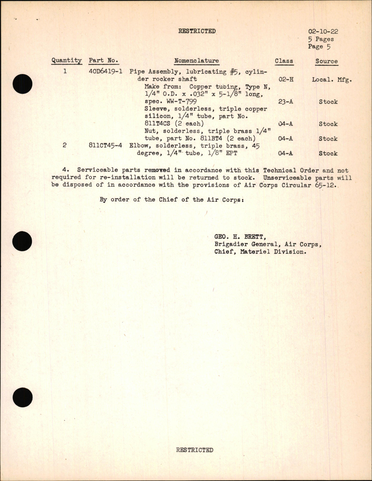 Sample page 5 from AirCorps Library document: Installation of Automatic Valve Lubrication on Pratt & Whitney R-985-11, -13, R-1340-27, -33, & R-1690-21 Engines