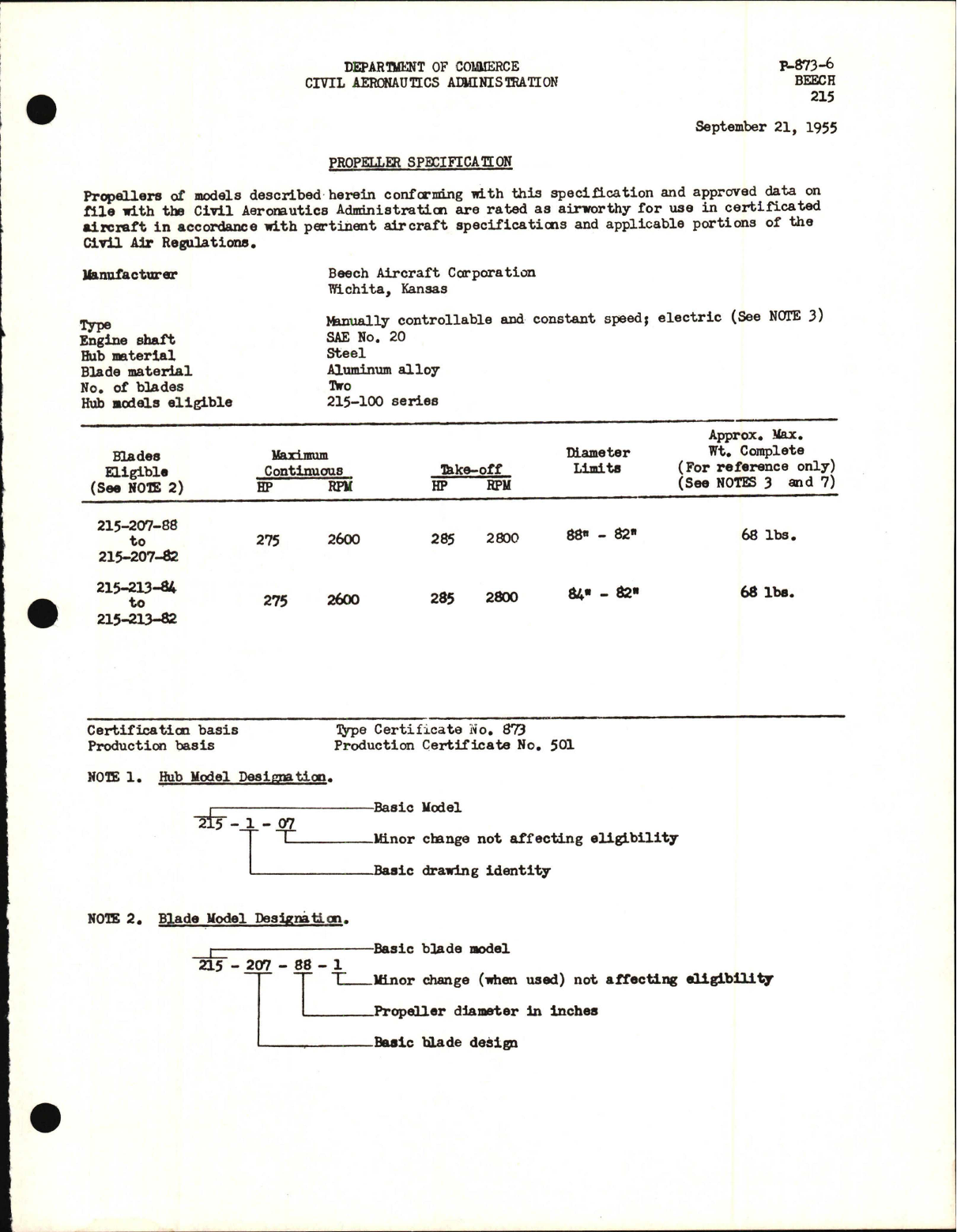 Sample page 1 from AirCorps Library document: 215