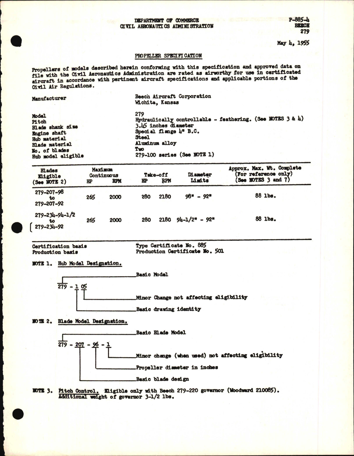 Sample page 1 from AirCorps Library document: 279