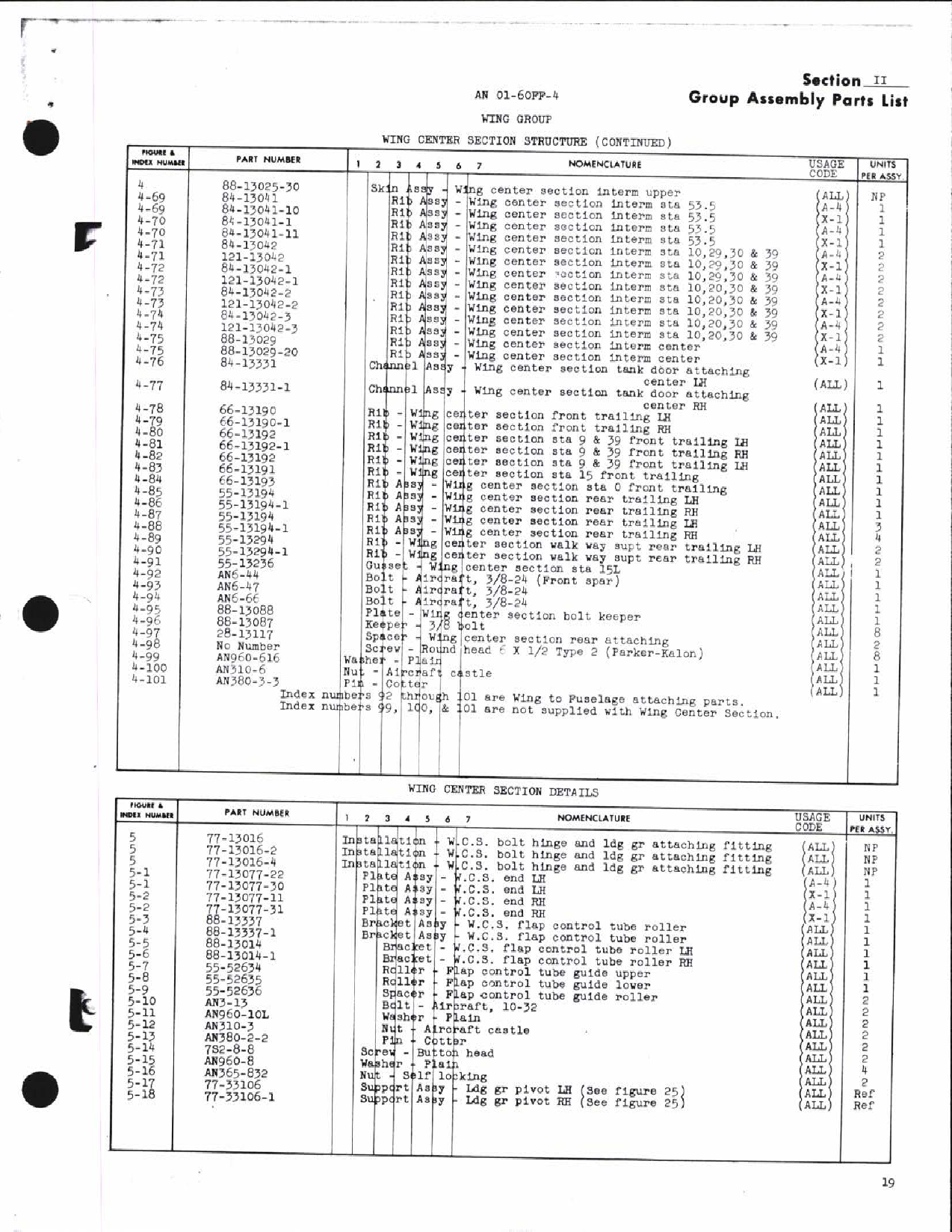 Sample page 5 from AirCorps Library document: Parts Catalog for USAF Series T-6