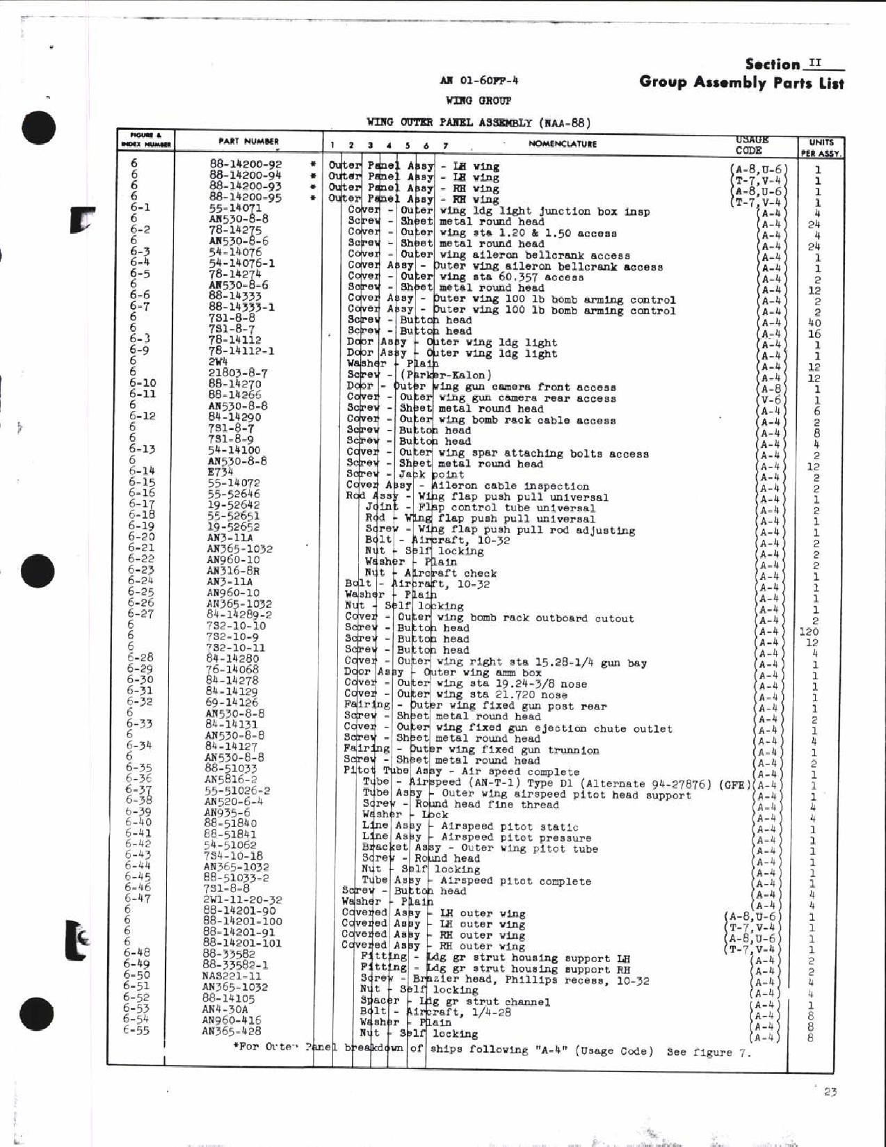 Sample page 9 from AirCorps Library document: Parts Catalog for USAF Series T-6