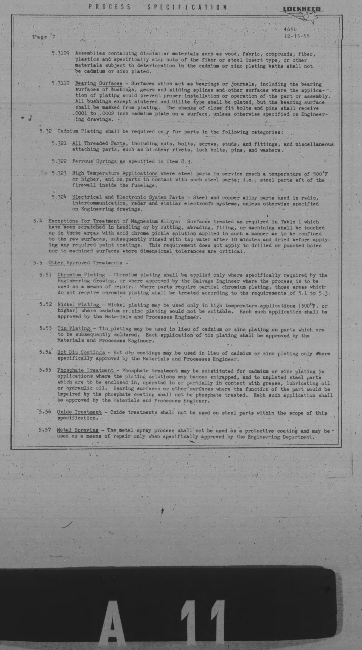 Sample page 7 from AirCorps Library document: Application of Protective Finishes for Models F-80, T-33, RT-33A, F-94, & TV-2