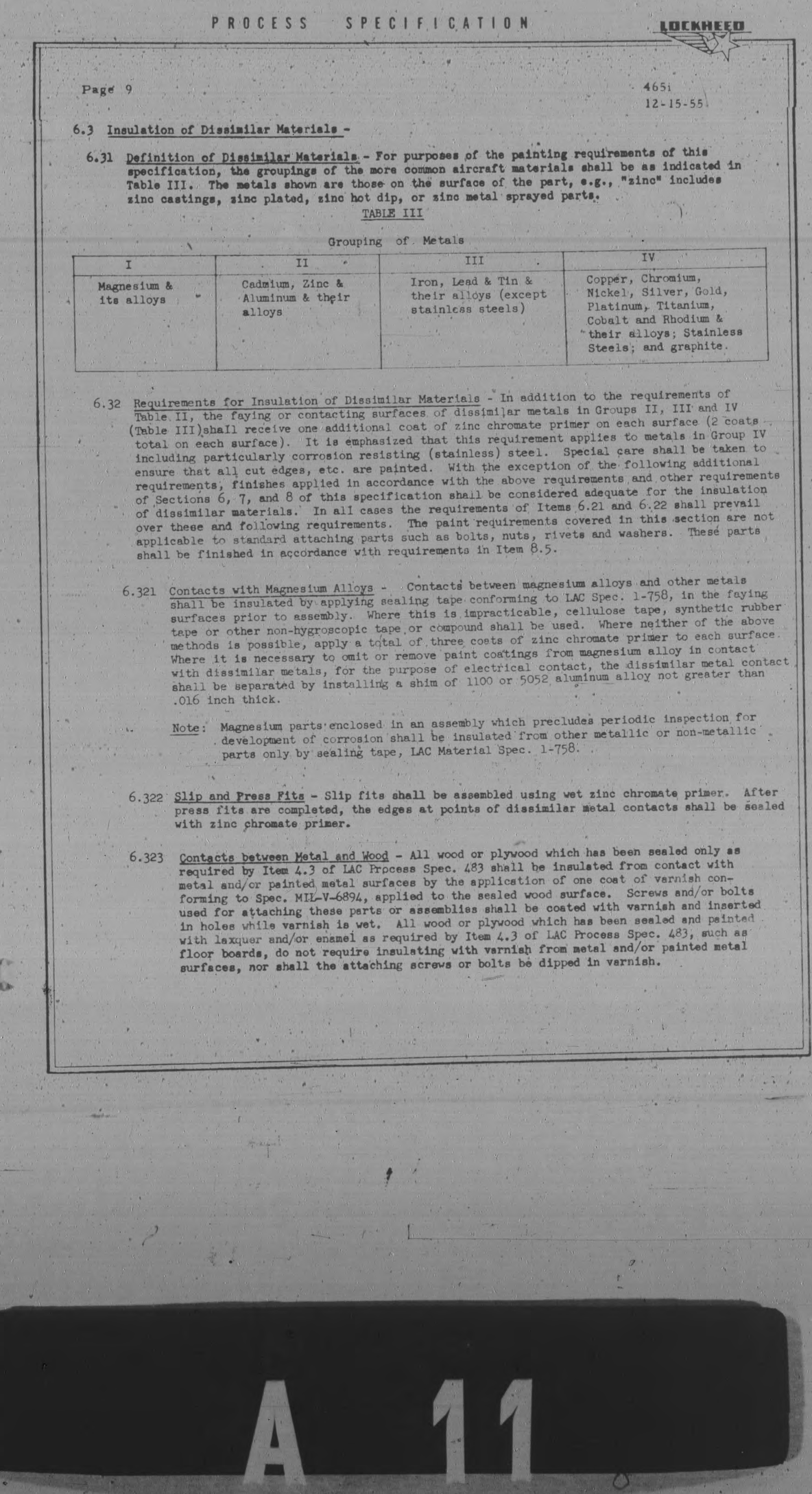 Sample page 9 from AirCorps Library document: Application of Protective Finishes for Models F-80, T-33, RT-33A, F-94, & TV-2