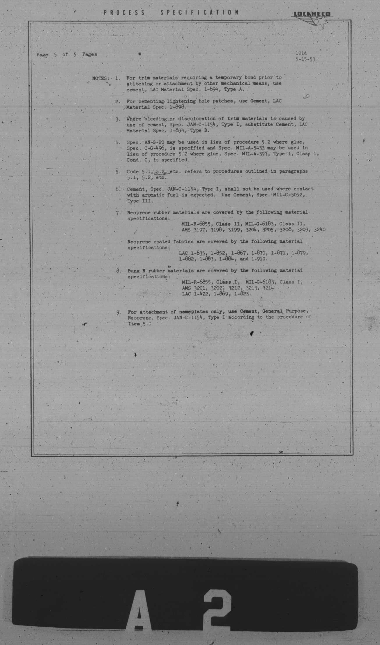 Sample page 5 from AirCorps Library document: Cementing & Gluing of Metallic and Non-Metallic Materials