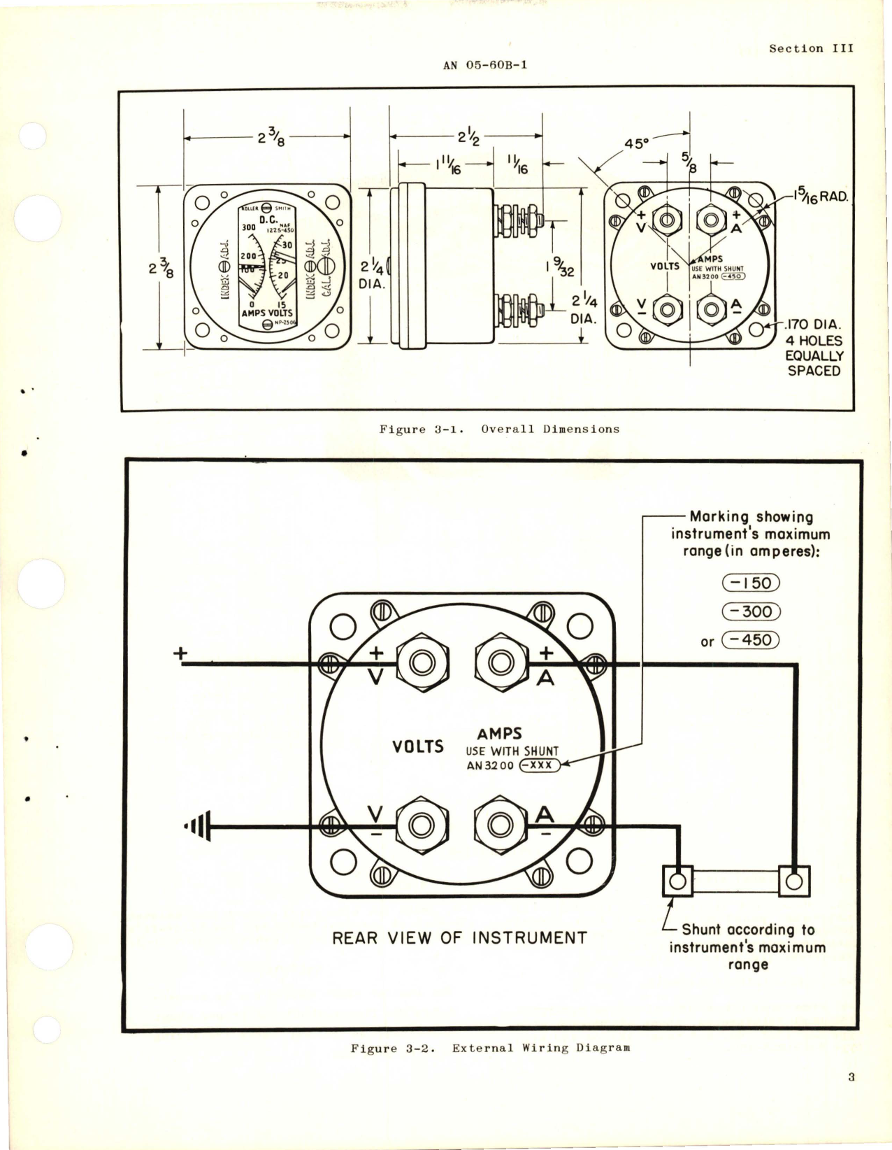 Sample page 7 from AirCorps Library document: Operation, Service and Overhaul Instructions with Parts Catalog for Dual Voltammeter - Parts 92267, 92268, 92269