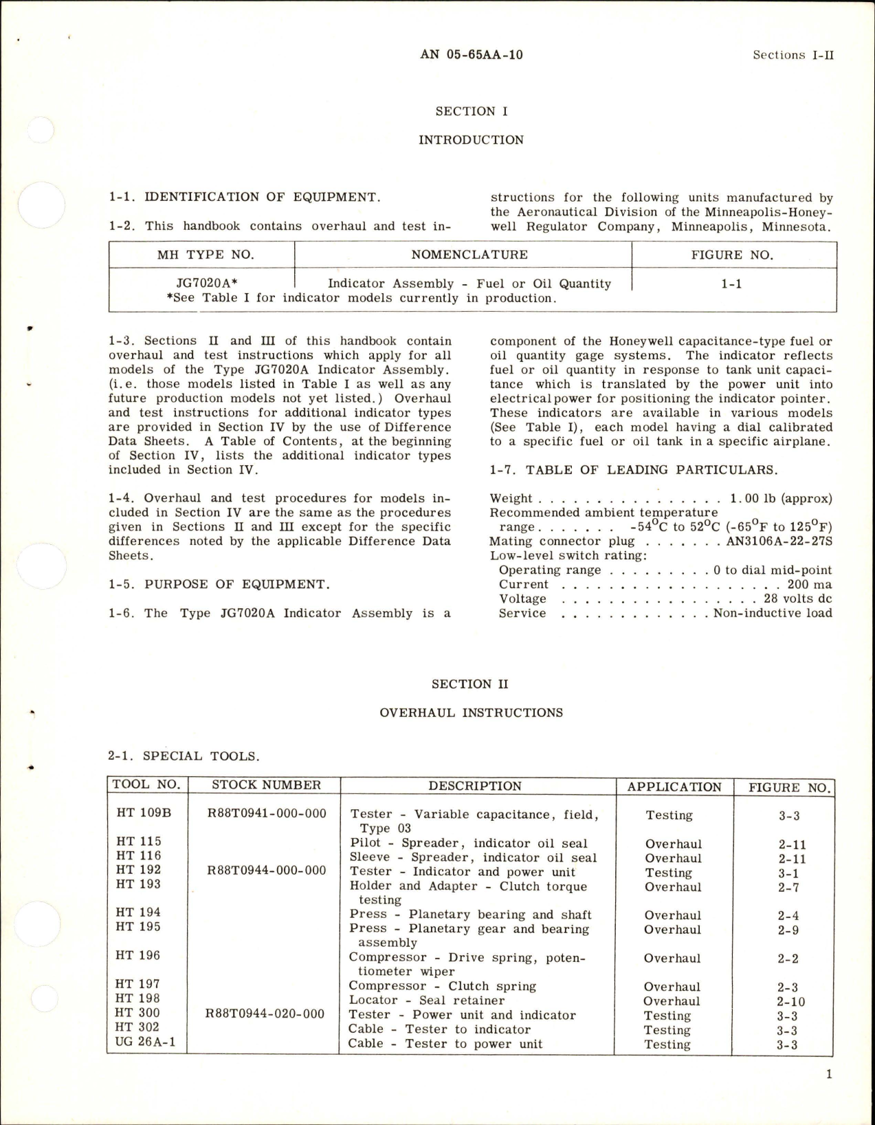 Sample page 5 from AirCorps Library document: Overhaul Instructions for Fuel or Oil Quantity Indicator 