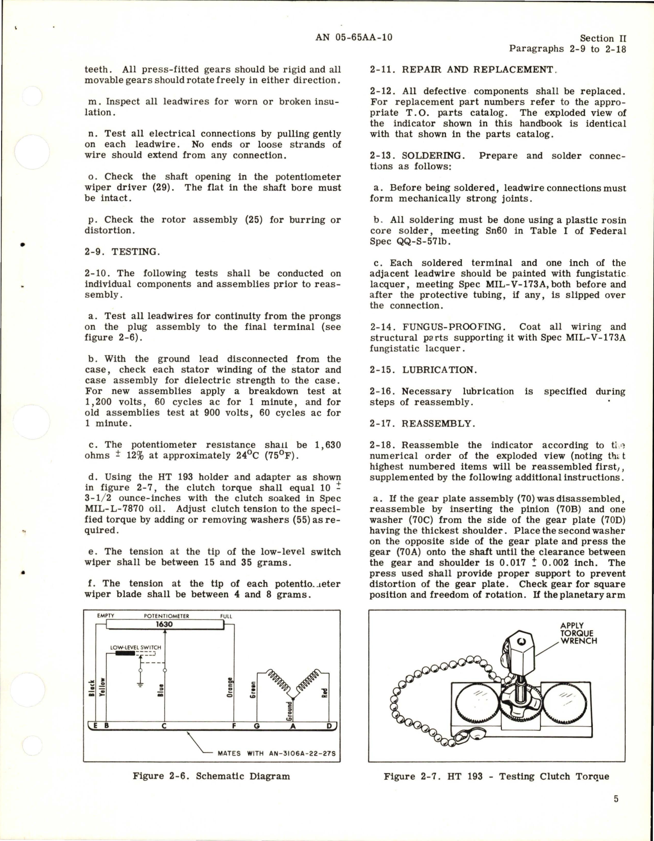 Sample page 9 from AirCorps Library document: Overhaul Instructions for Fuel or Oil Quantity Indicator 