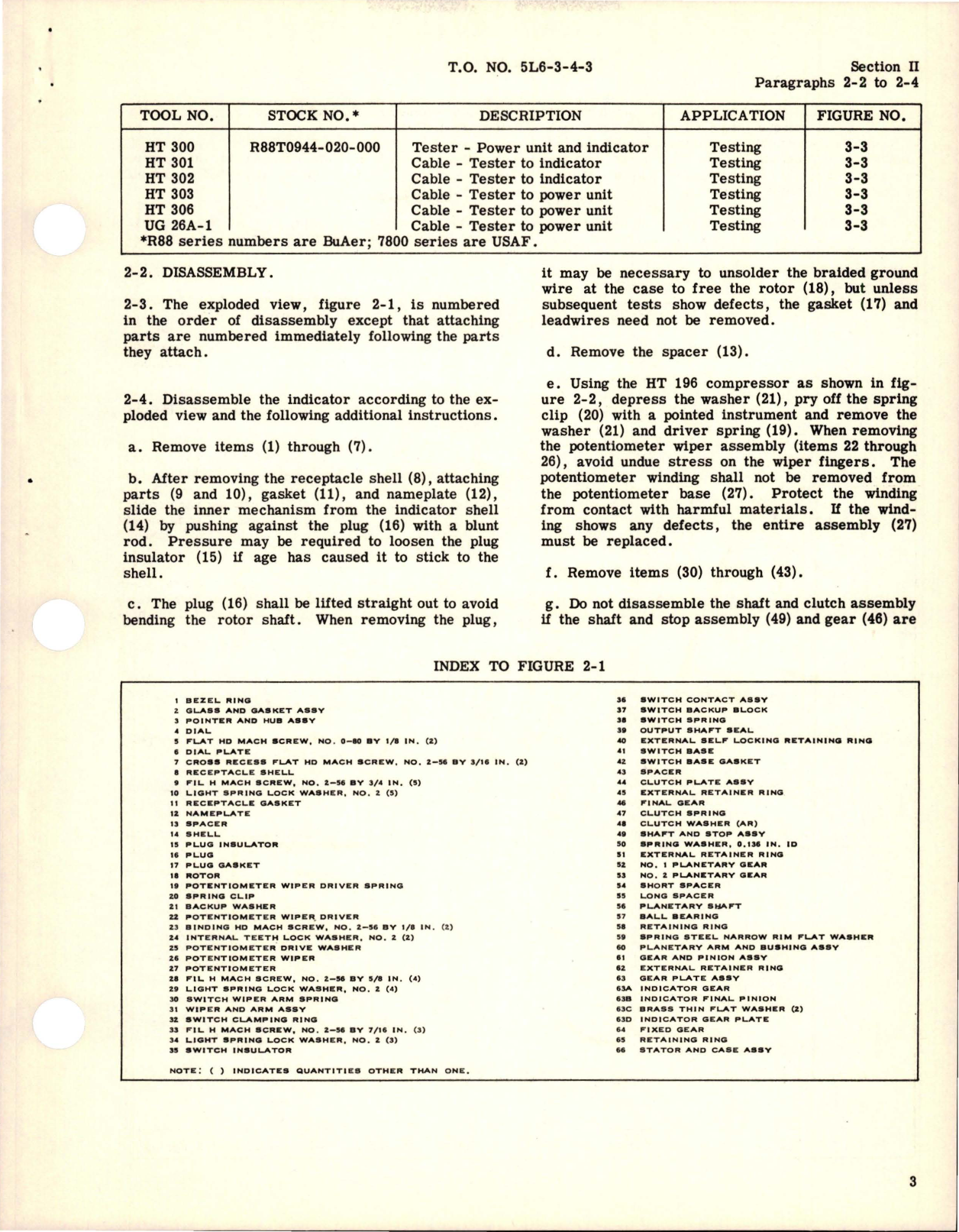 Sample page 7 from AirCorps Library document: Overhaul Instructions for Fuel or Oil Quantity Indicator - Type JG7019A