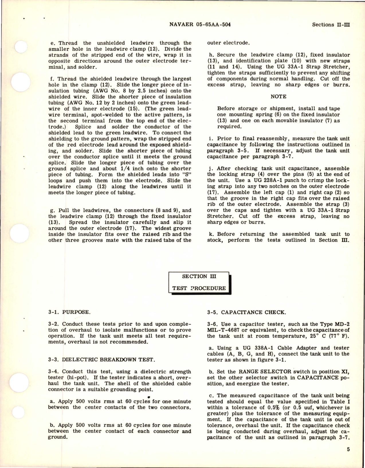 Sample page 7 from AirCorps Library document: Overhaul Instructions for Tank Unit - Types FG120H, FG120K, and FG120L 