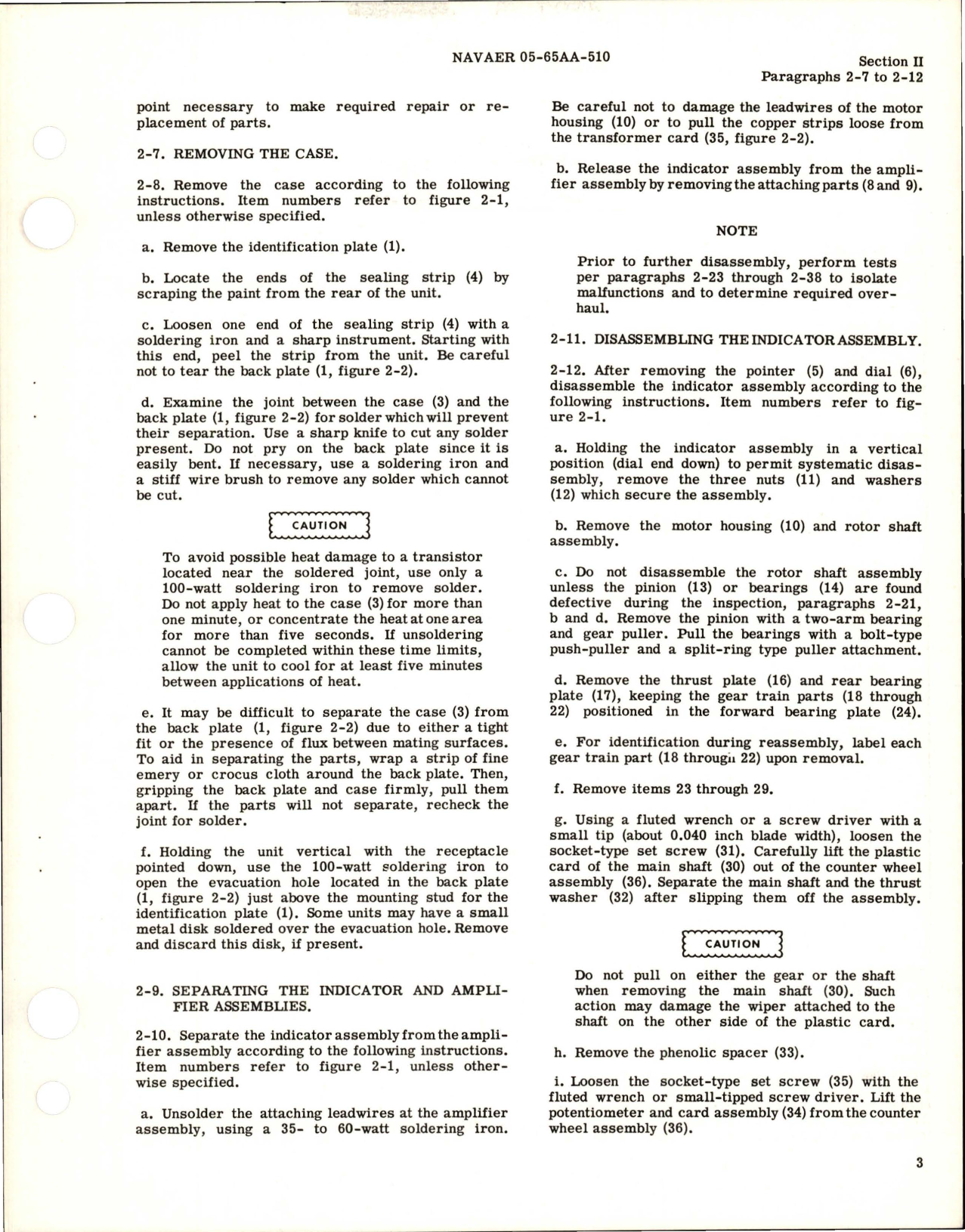 Sample page 7 from AirCorps Library document: Overhaul Instructions for Fuel Quantity Indicator - JG132A-1 