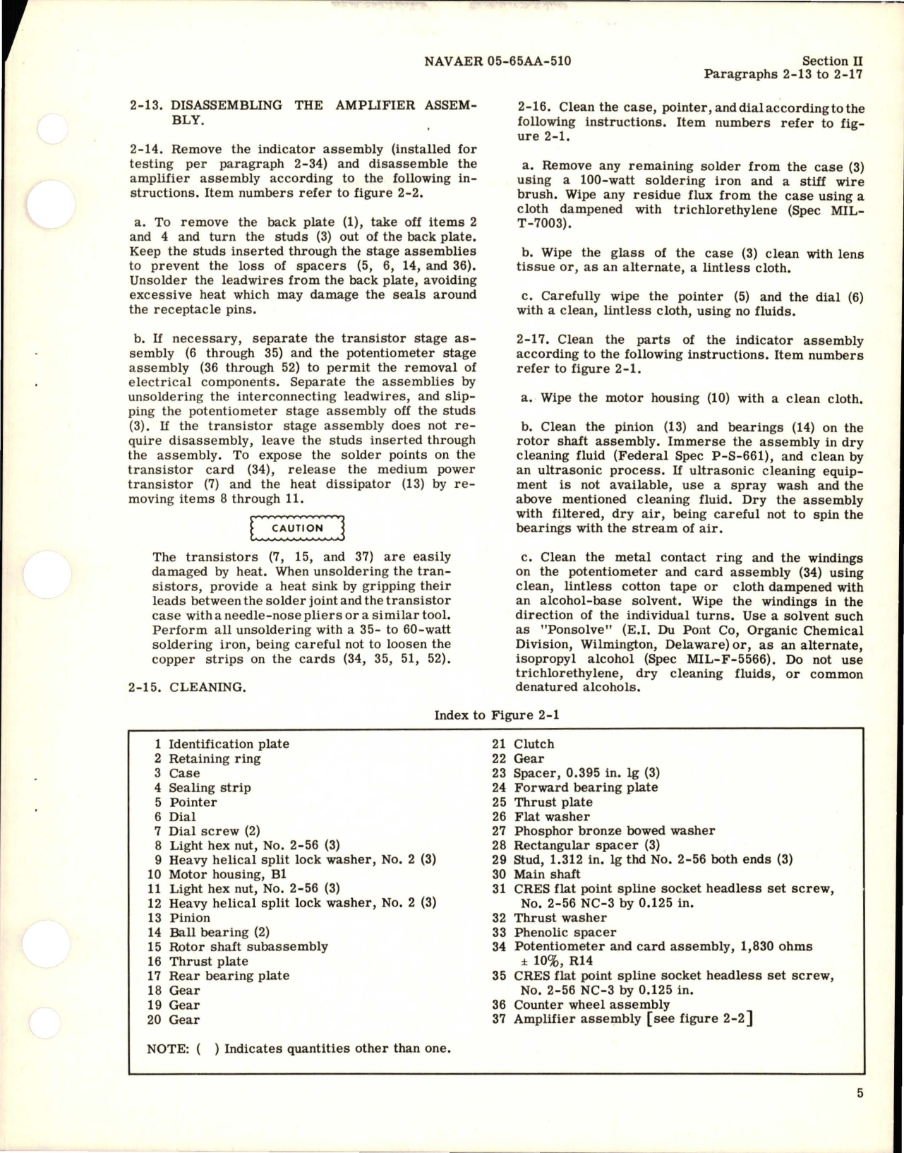 Sample page 9 from AirCorps Library document: Overhaul Instructions for Fuel Quantity Indicator - JG132A-1 