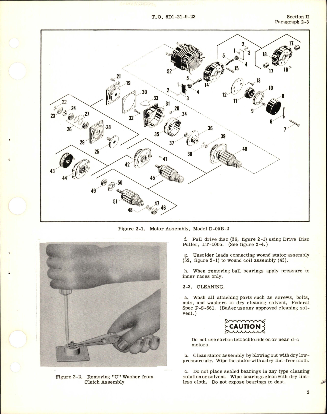 Sample page 5 from AirCorps Library document: Fractional Horsepower Electric Motors - D Frame Series 