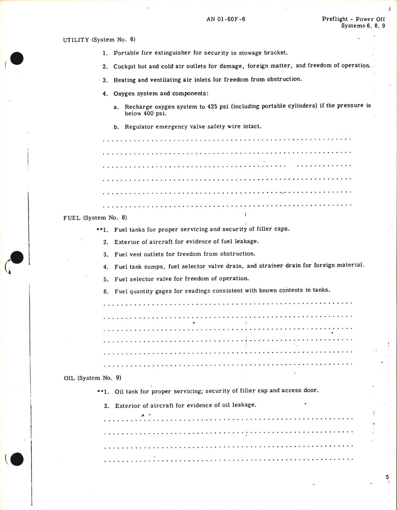 Sample page 6 from AirCorps Library document: Inspection Requirements for T-6
