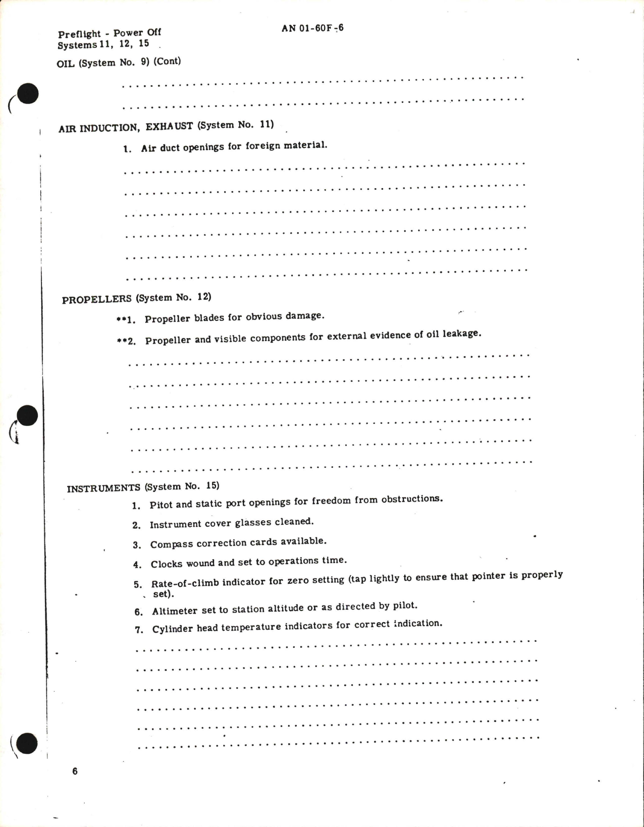 Sample page 7 from AirCorps Library document: Inspection Requirements for T-6