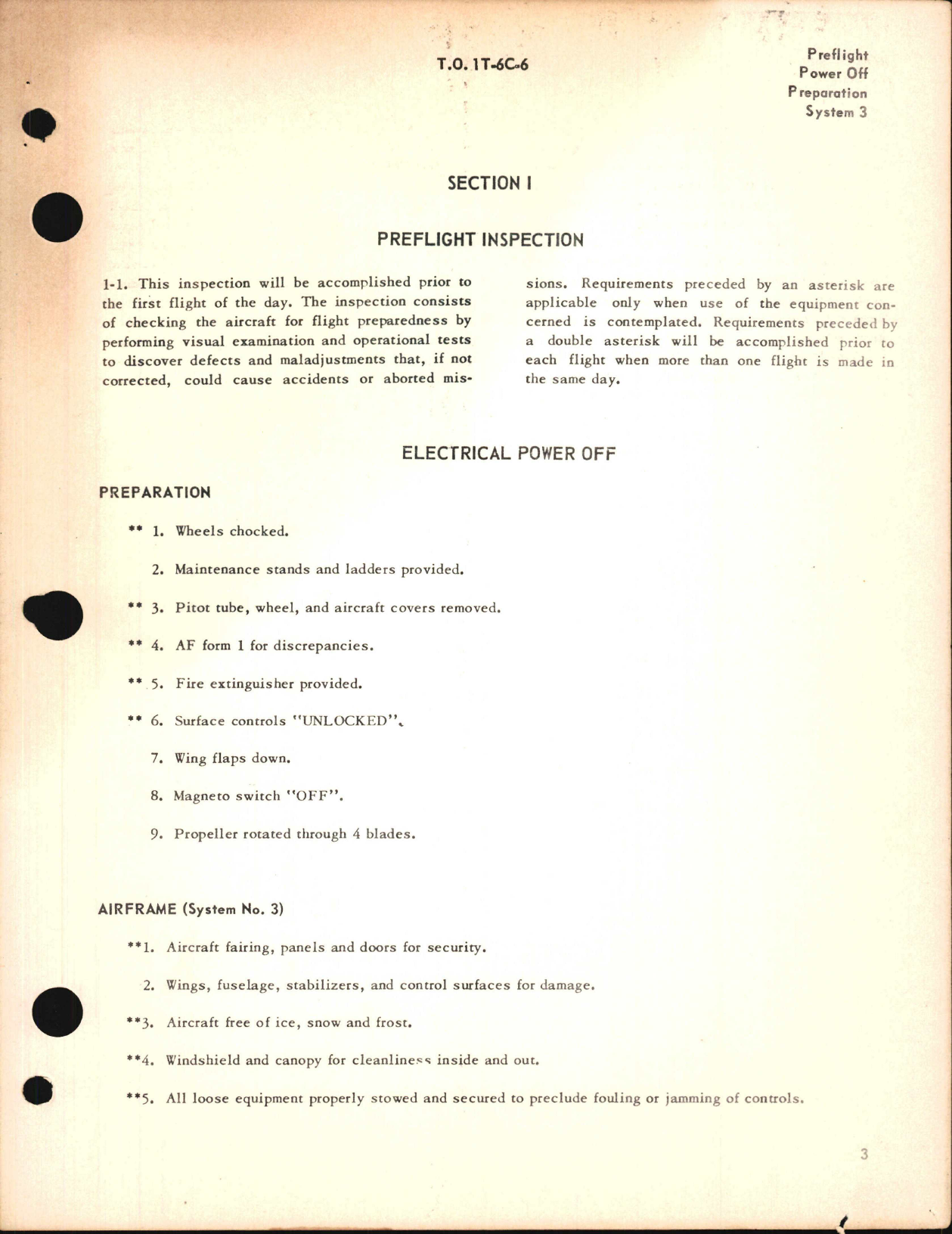 Sample page 5 from AirCorps Library document: Inspection Requirements for T-6