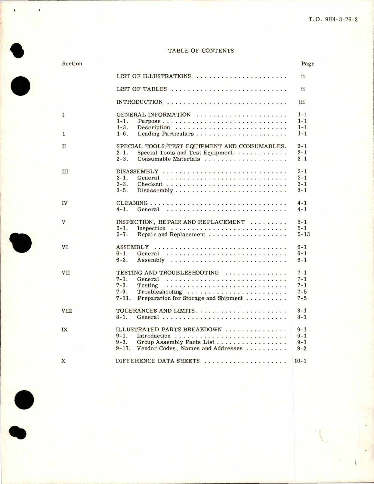 Sample page 5 from AirCorps Library document: Overhaul Instructions with Illustrated Parts for Electric Driven Hydraulic Motorpump Assembly - Part 378004 - Model MPEV3-032-4