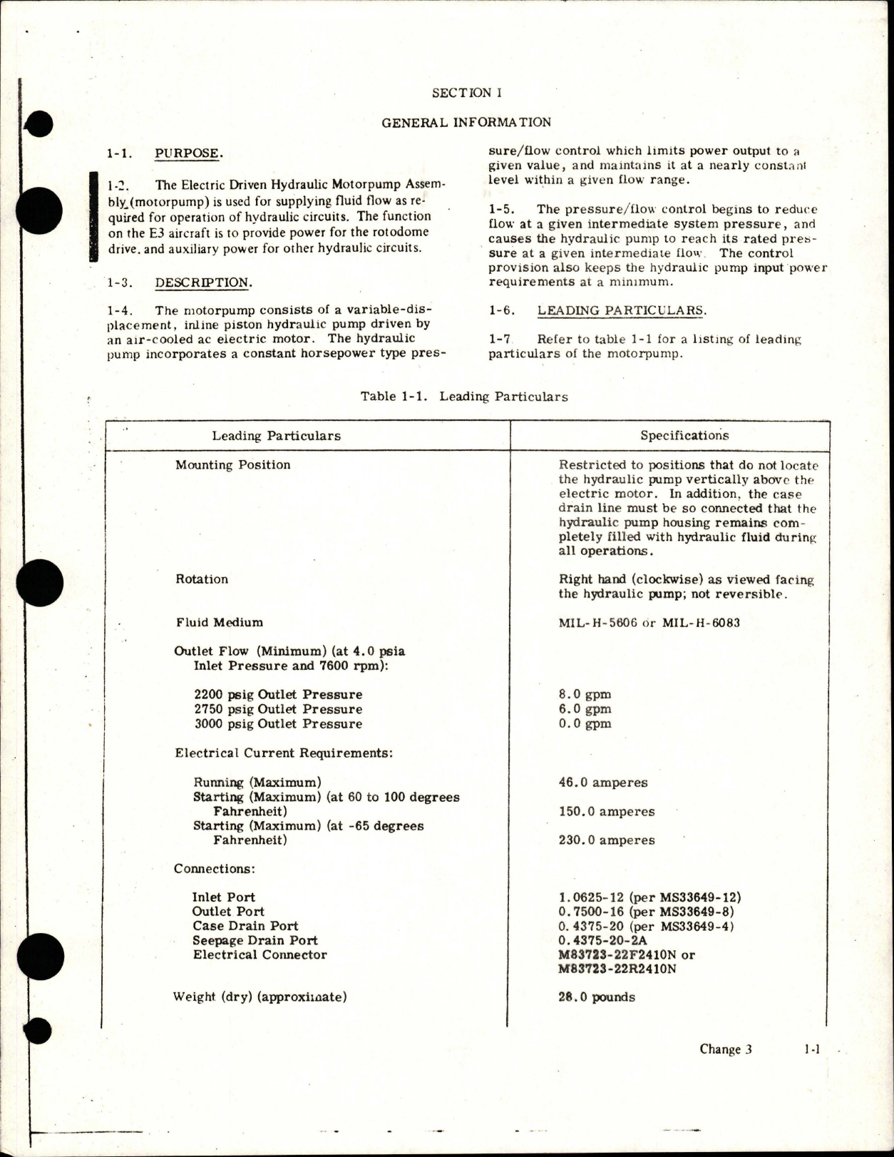Sample page 9 from AirCorps Library document: Overhaul Instructions with Illustrated Parts for Electric Driven Hydraulic Motorpump Assembly - Part 378004 - Model MPEV3-032-4