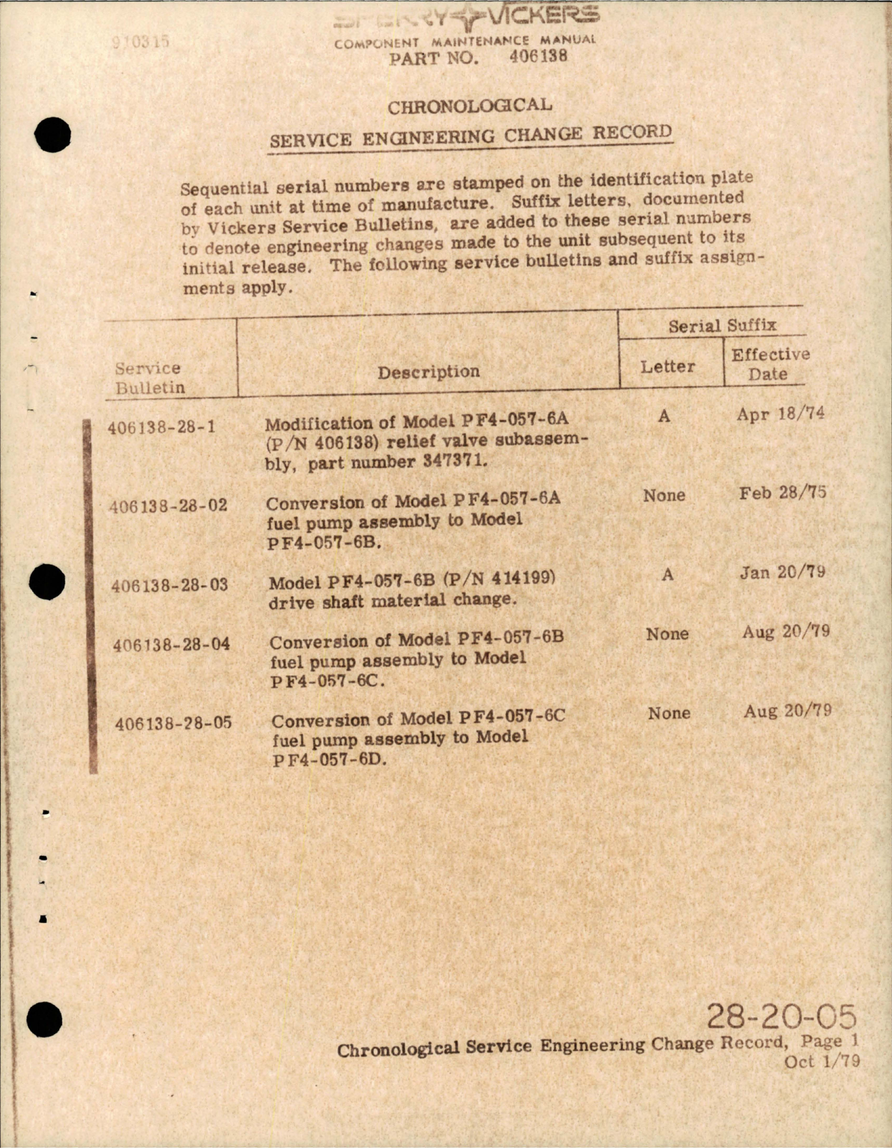 Sample page 5 from AirCorps Library document: Maintenance Manual with Illustrated Parts List for Vane Type Fuel Pump Assembly