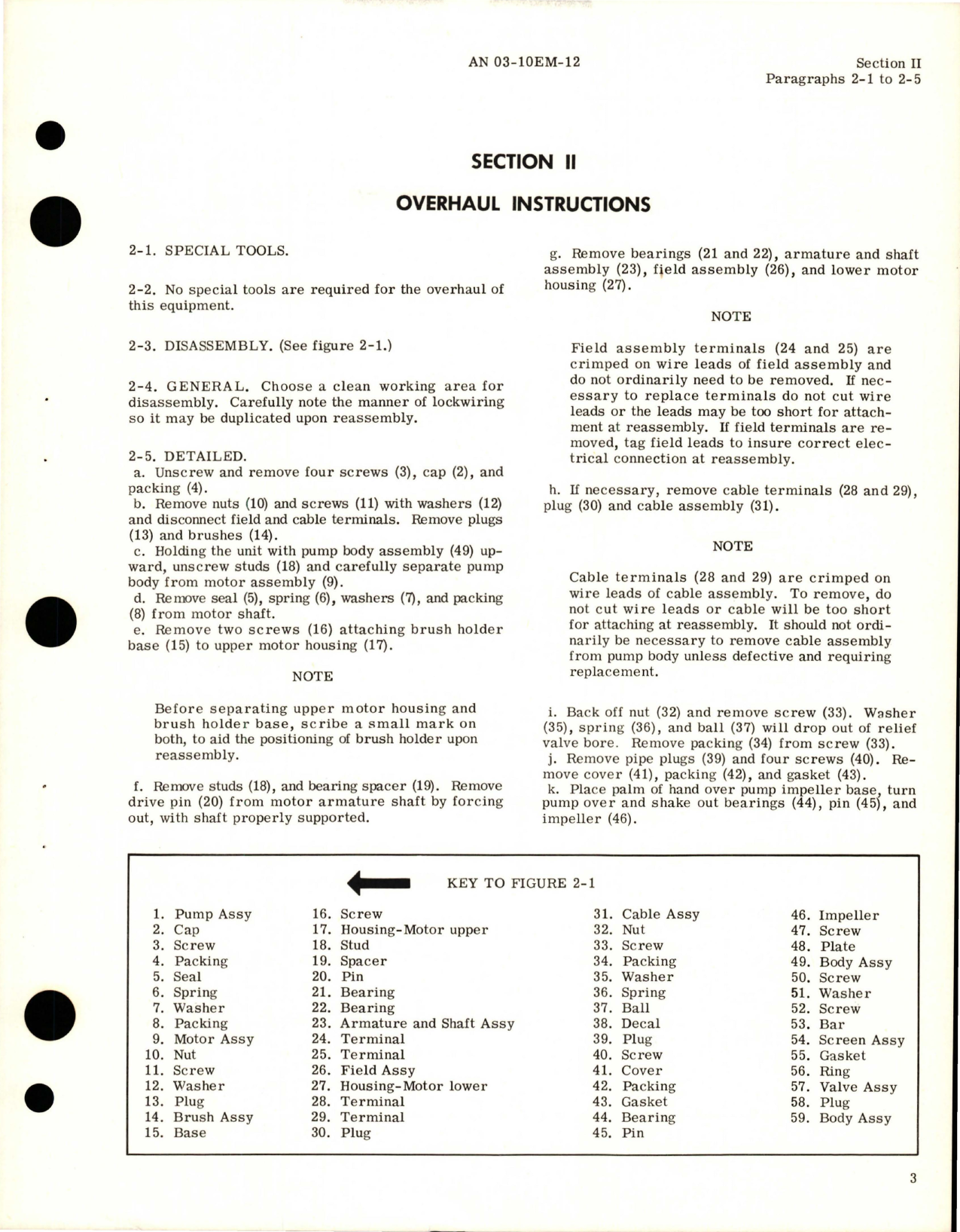 Sample page 7 from AirCorps Library document: Overhaul Instructions for Submerged Fuel Boost Pump