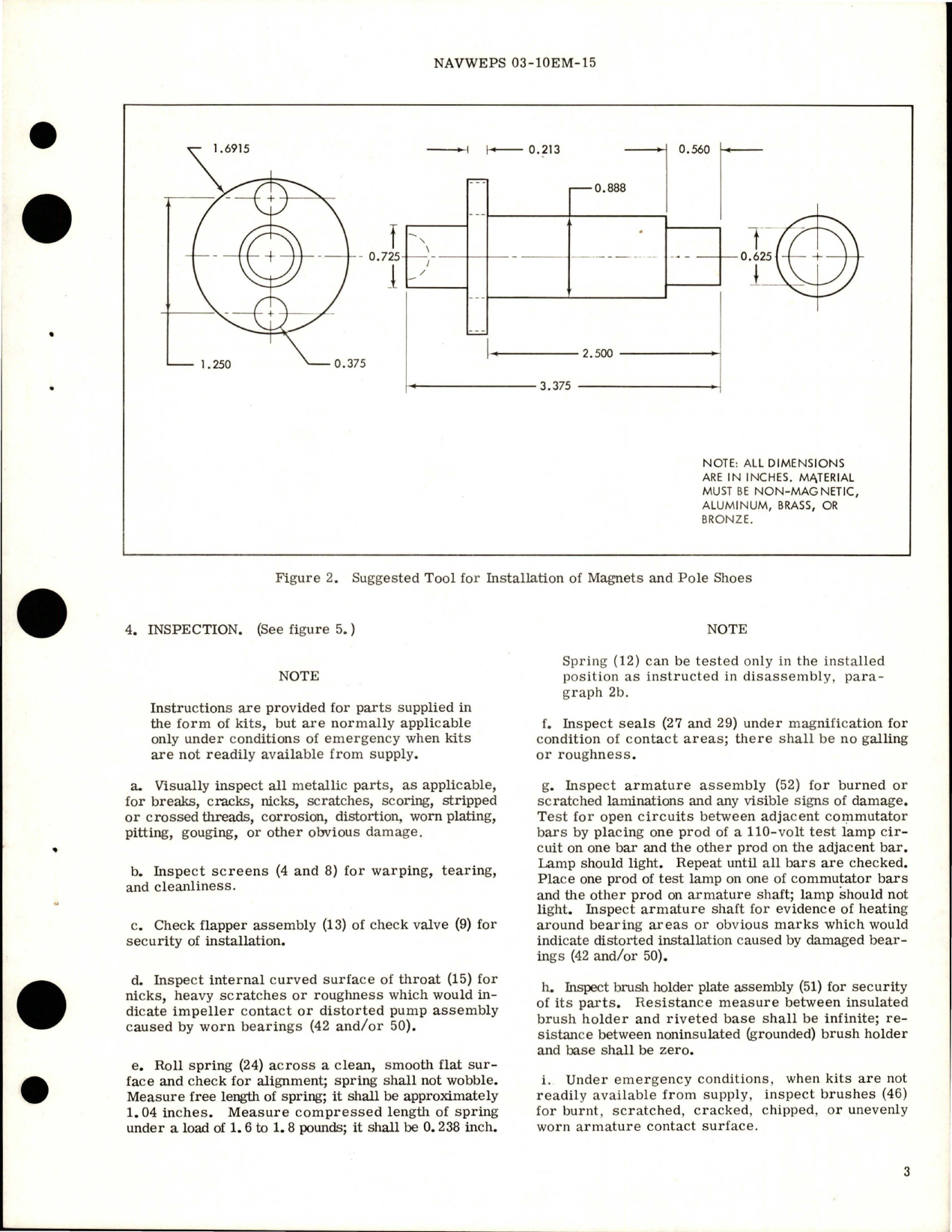 Sample page 5 from AirCorps Library document: Overhaul Instructions with Parts Breakdown for Fuel Booster Pump - Part 56881