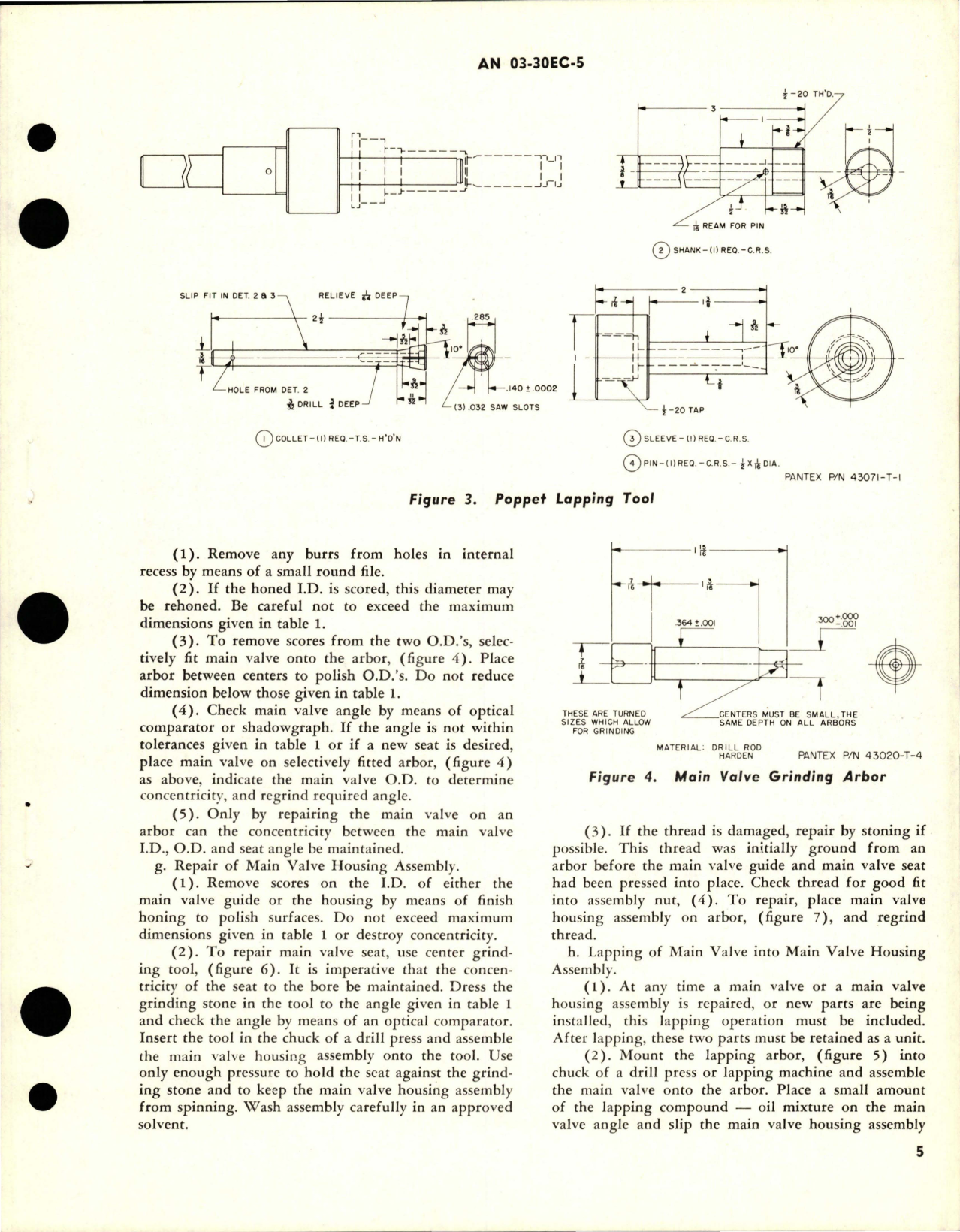 Sample page 5 from AirCorps Library document: Overhaul Instructions with Parts Breakdown for Hydraulic Pressure Relief Valve - HPLV-A2