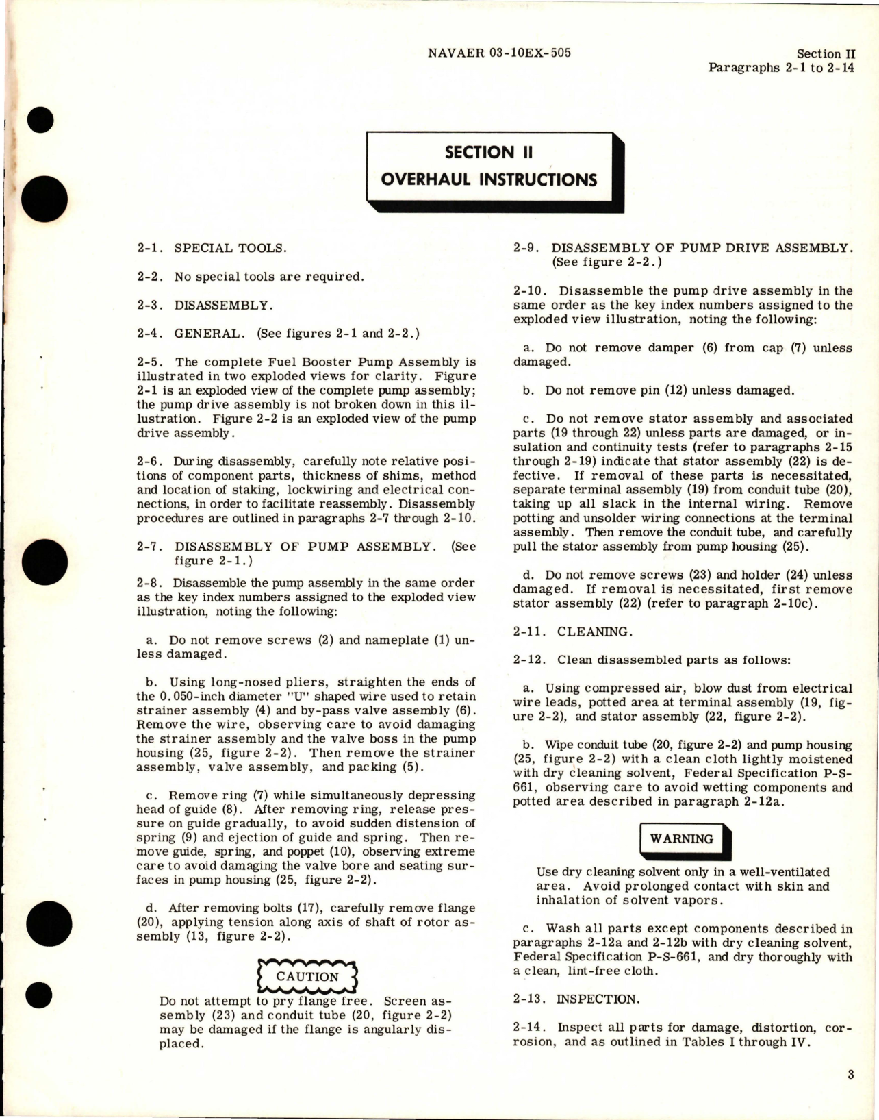 Sample page 5 from AirCorps Library document: Overhaul Instructions for Fuel Booster Pump - Part 60-151