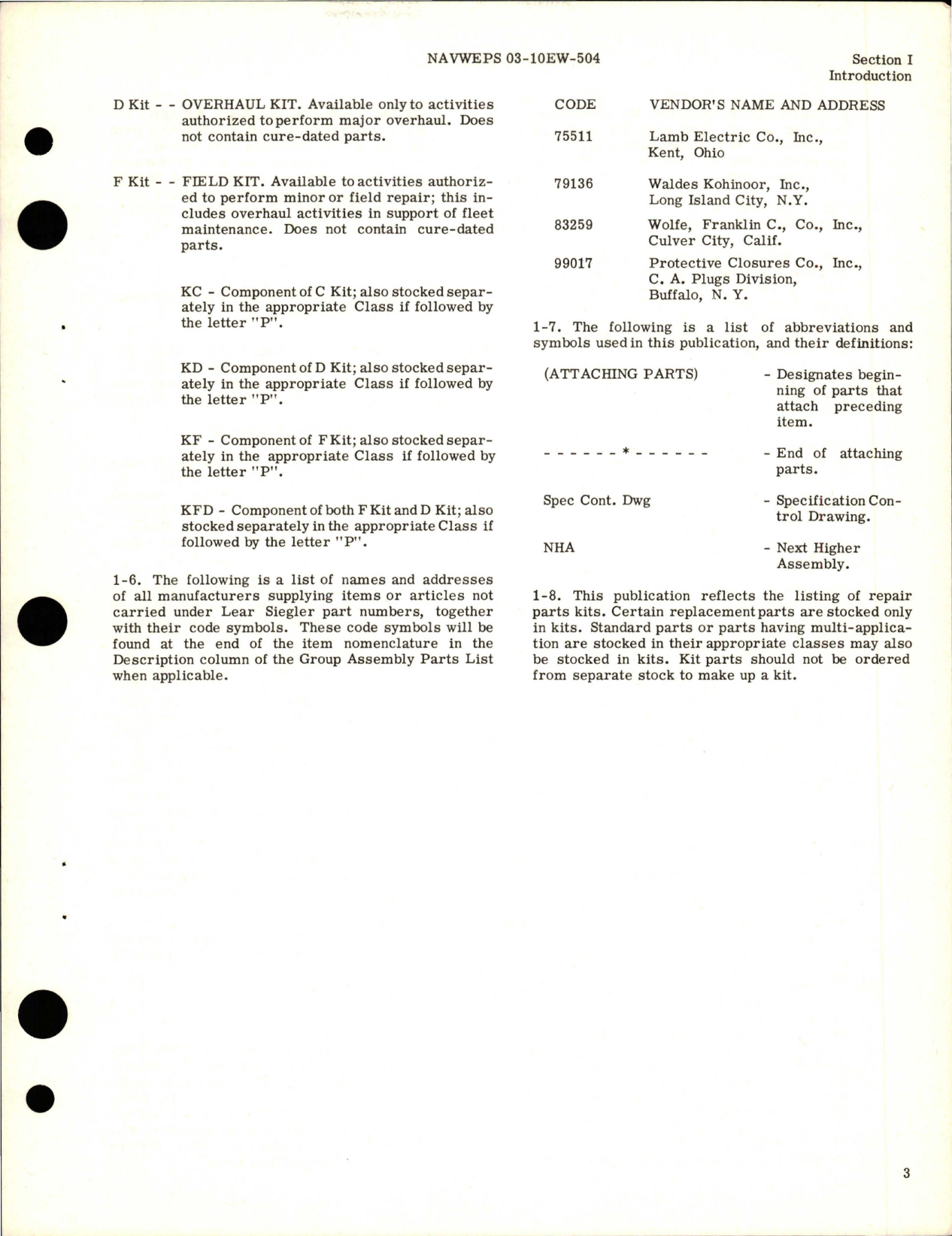 Sample page 5 from AirCorps Library document: Illustrated Parts Breakdown for Electric Motor Driven Oil Transfer Pump - Model RG9840