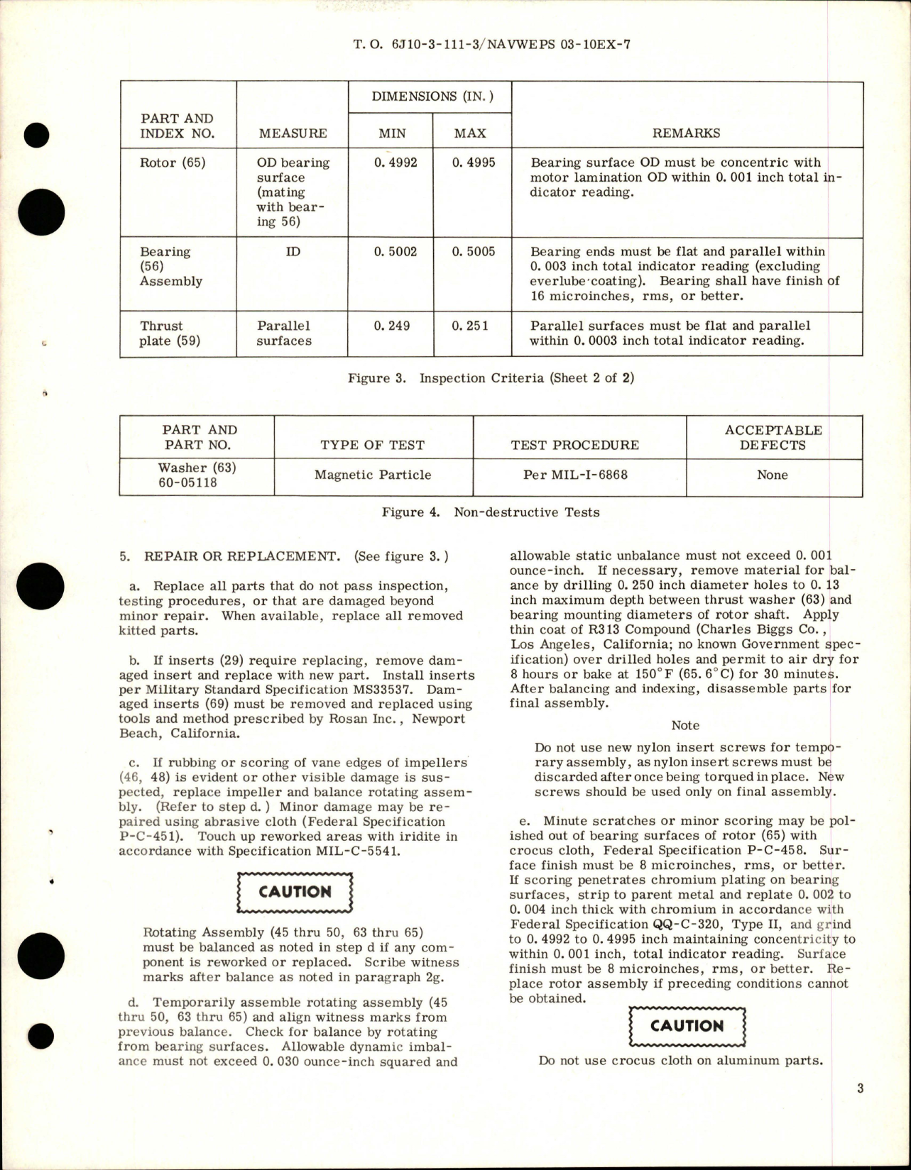 Sample page 5 from AirCorps Library document: Overhaul with Parts Breakdown for Double End Fuel Booster Pump Assembly - Part 60-057C