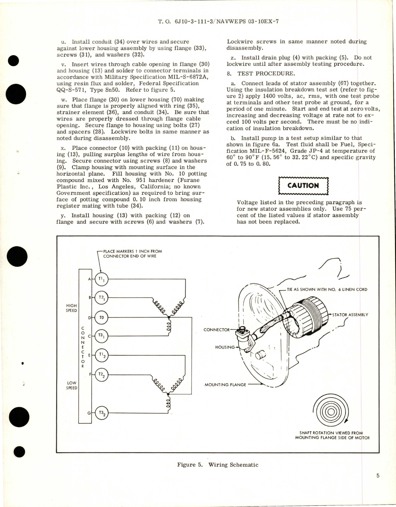 Sample page 7 from AirCorps Library document: Overhaul with Parts Breakdown for Double End Fuel Booster Pump Assembly - Part 60-057C