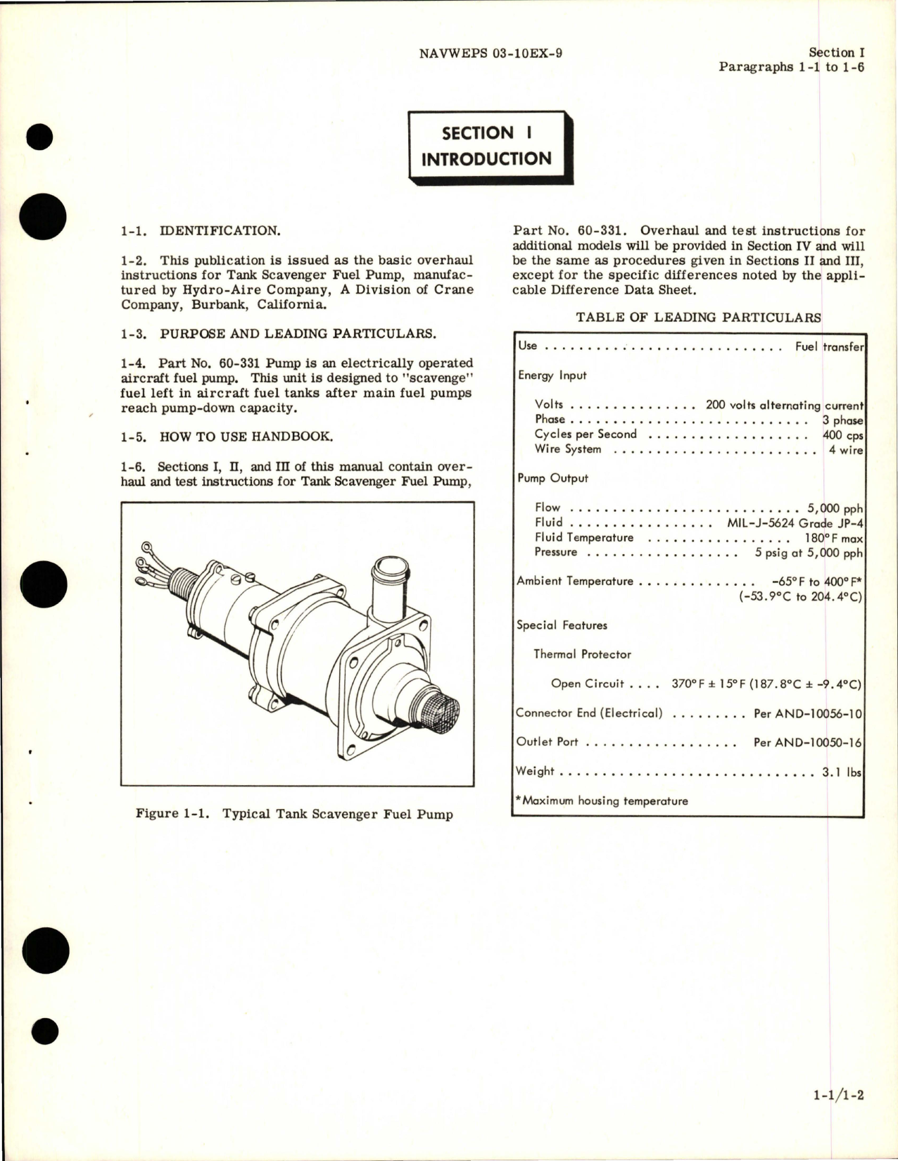 Sample page 5 from AirCorps Library document: Overhaul Instructions for Tank Scavenger Fuel Pump - Part 60-331 