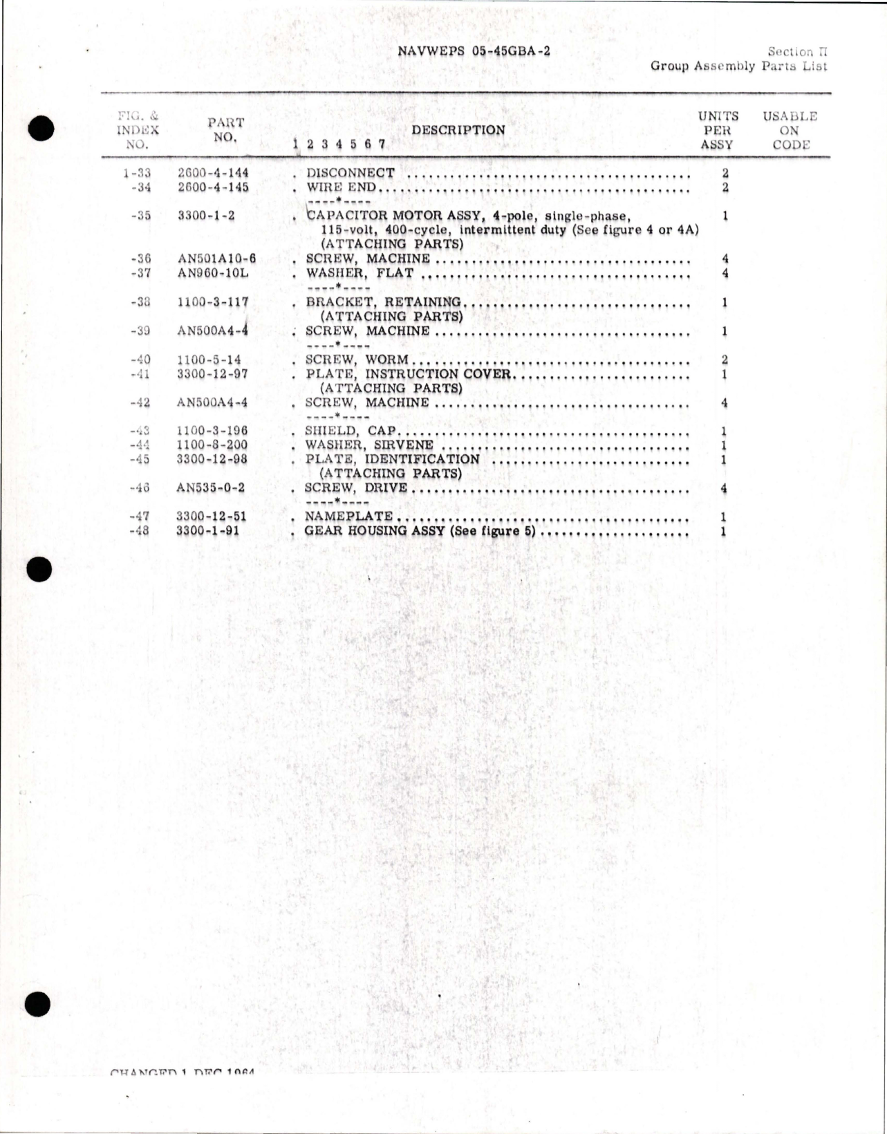 Sample page 7 from AirCorps Library document: Illustrated Parts Breakdown for Elevator Trim Actuator - MG71B1