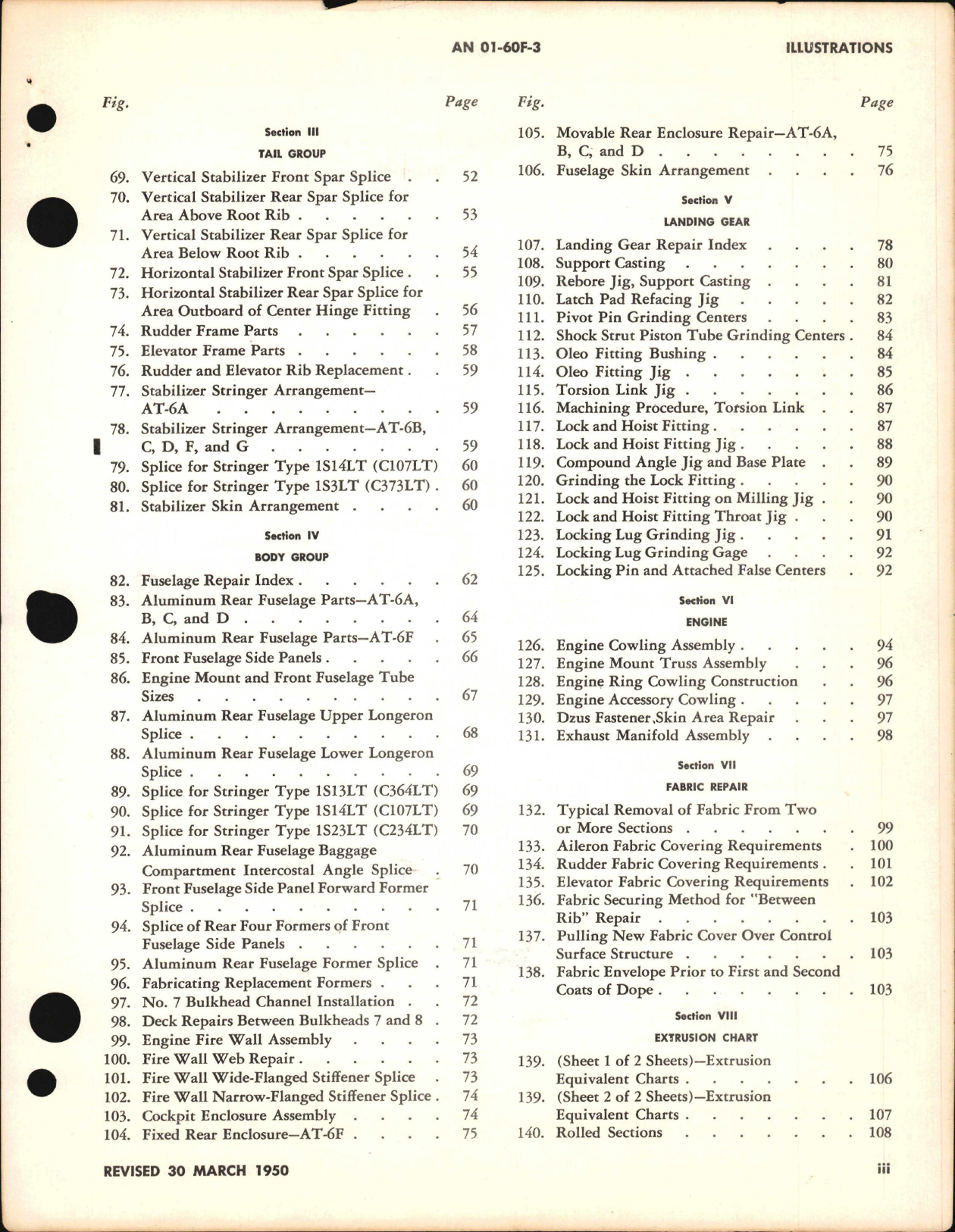 Sample page 5 from AirCorps Library document: Structural Repair Inst for T-6, SNJ-3, SNJ-4, SNJ-5, and SNJ-6